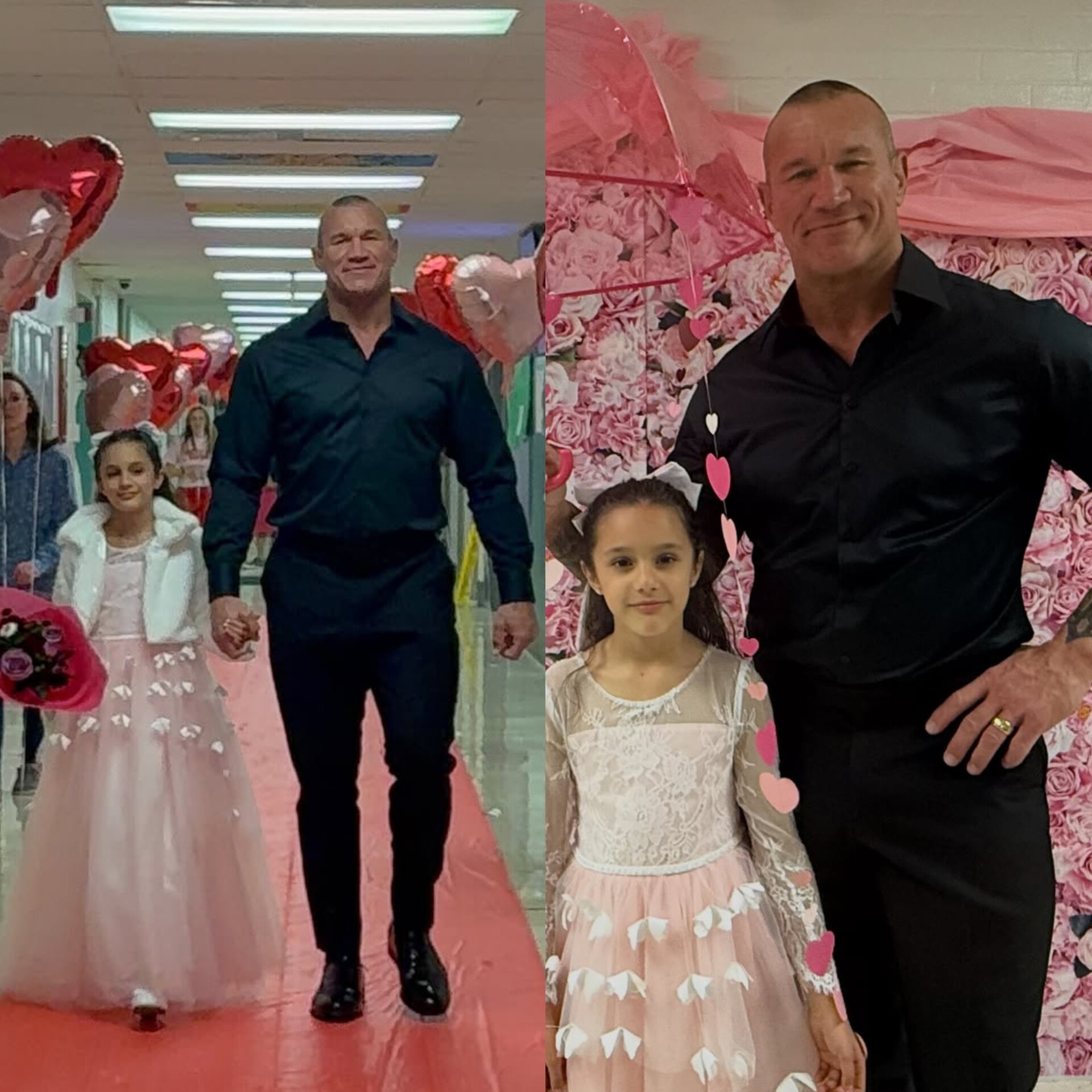 WWE - Randy Orton took his daughter Brooklyn to her first ever father ...