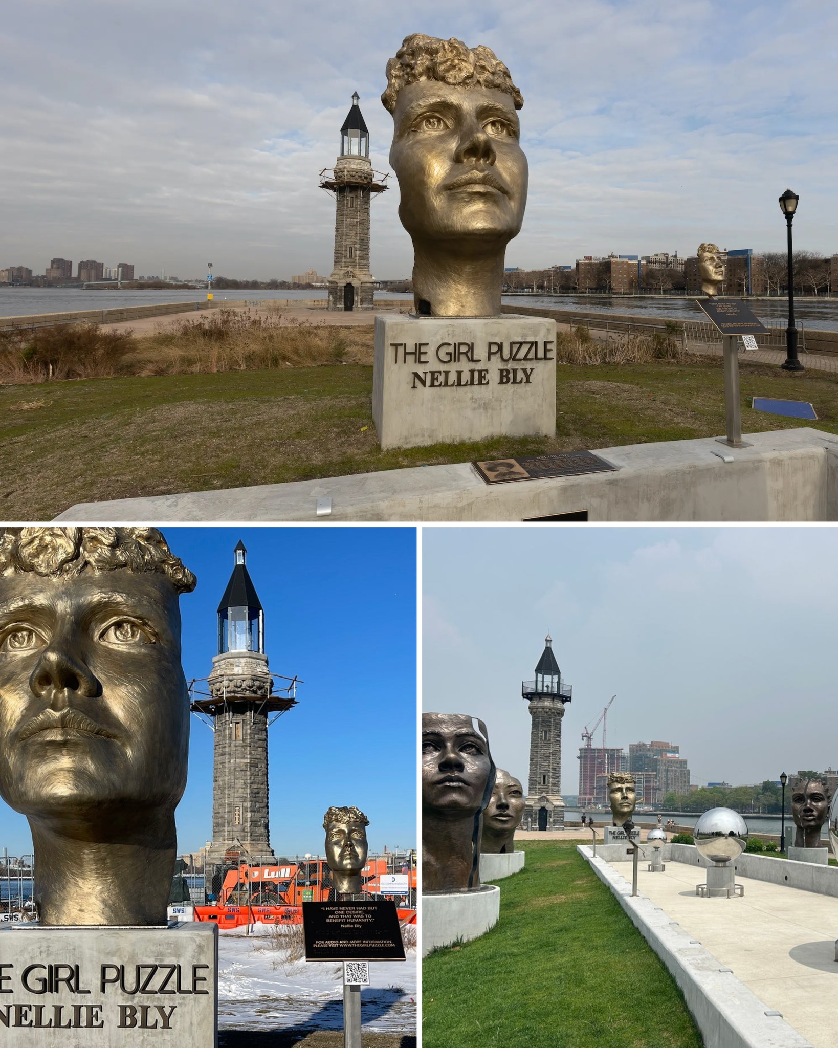 Viral - The Girl Puzzle Monument Honoring Nellie Bly 📍 . . A really ...
