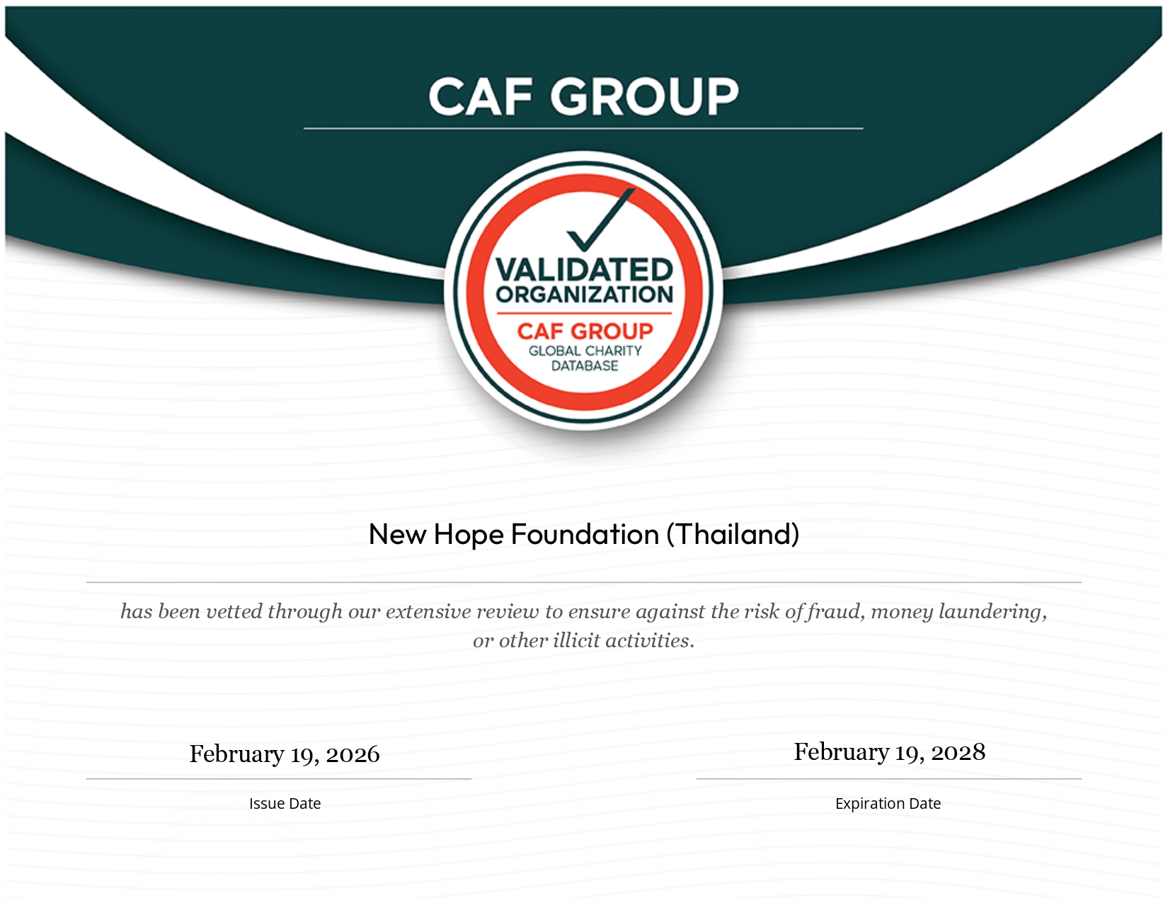 *English below... - มูลนิธิความหวังใหม่ New Hope Foundation | Facebook