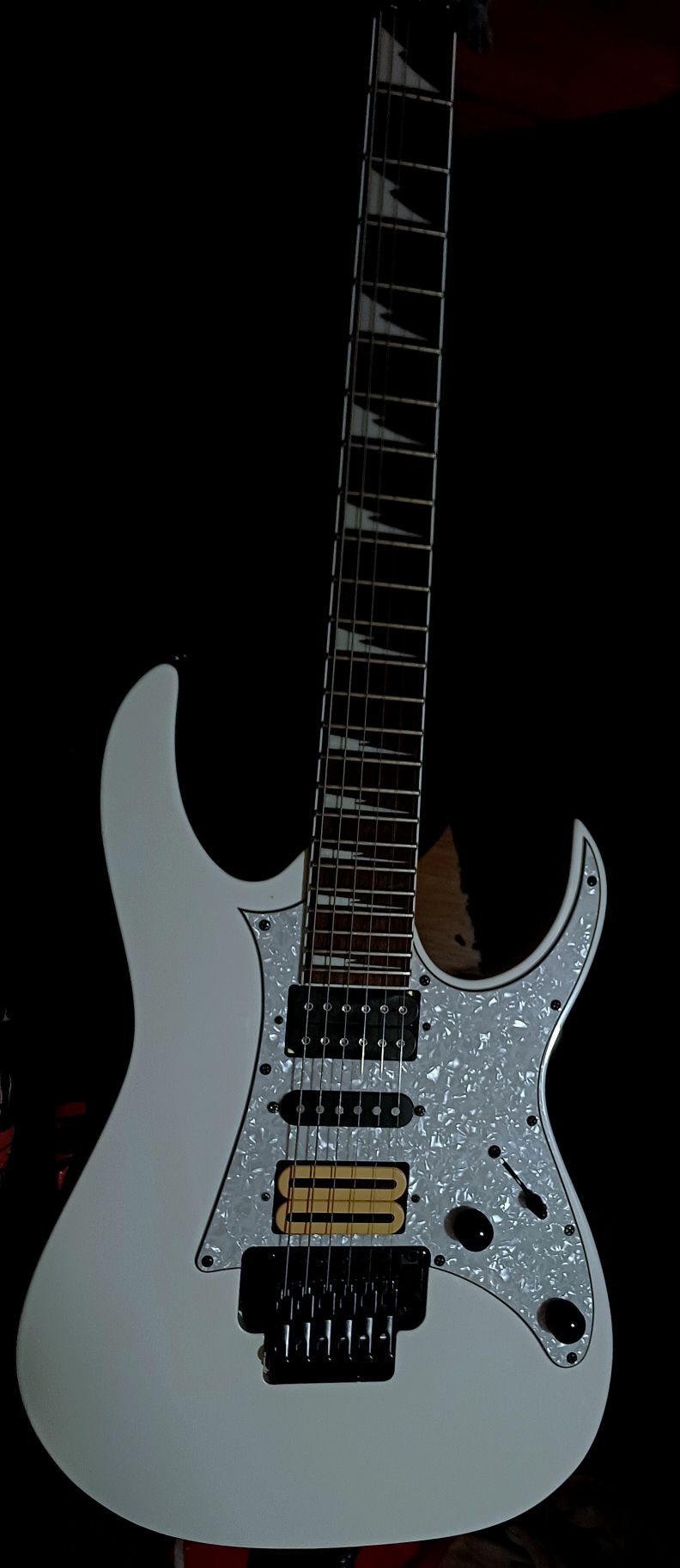 Modified 2007 Ibanez RG350DX with DiMarzio pickups