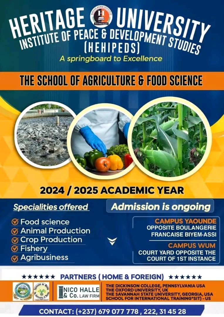 The department of Agriculture and Food Science is fully operational for ...
