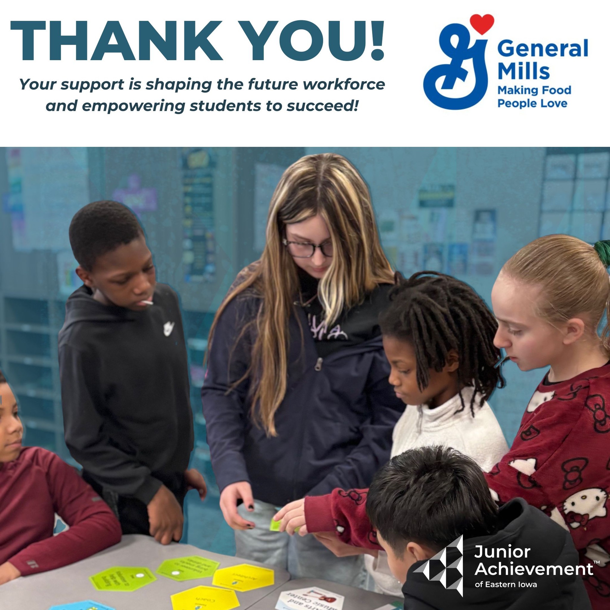 💙 Thank you, General... - Junior Achievement of Eastern Iowa | Facebook