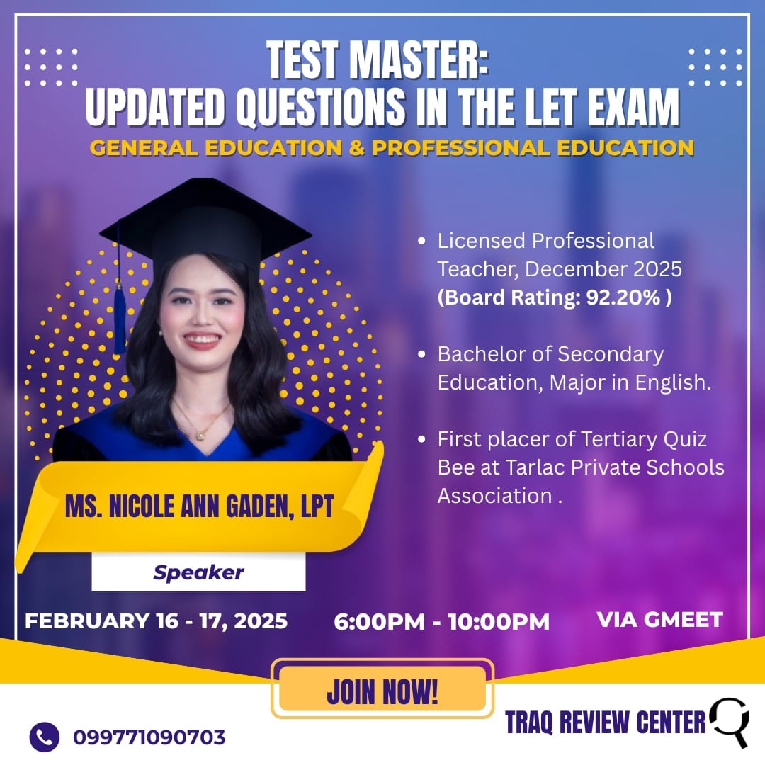 TRAQ Review Center | Quezon City