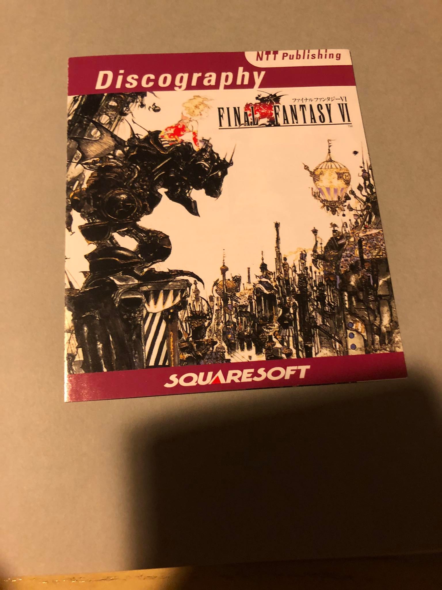 Rare FF6 piano soundtrack score found in Akihabara