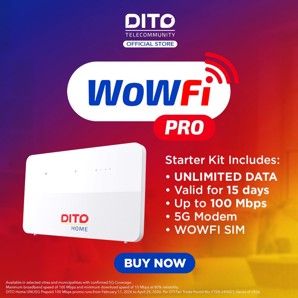 DITO HOME WIFI PRO MODEM with 15 Days UNLI 5G Data (Brandnew SEALED ...