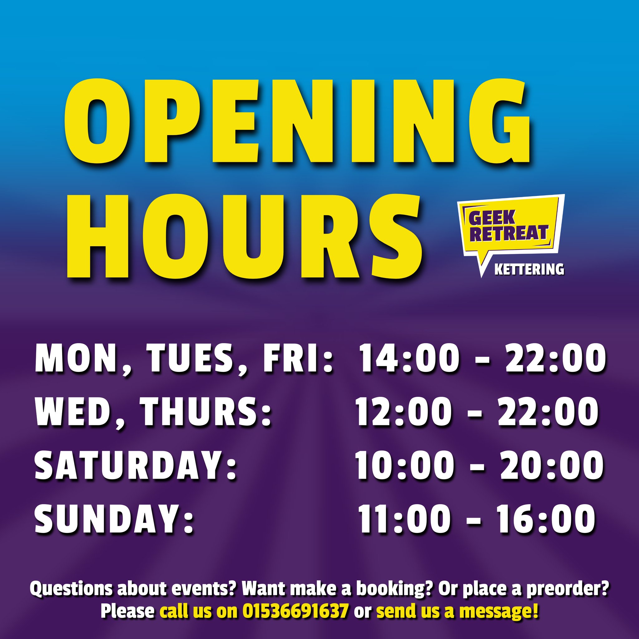 Geek - New at Geek Retreat Kettering – Create Your Own Milkshake! You ...
