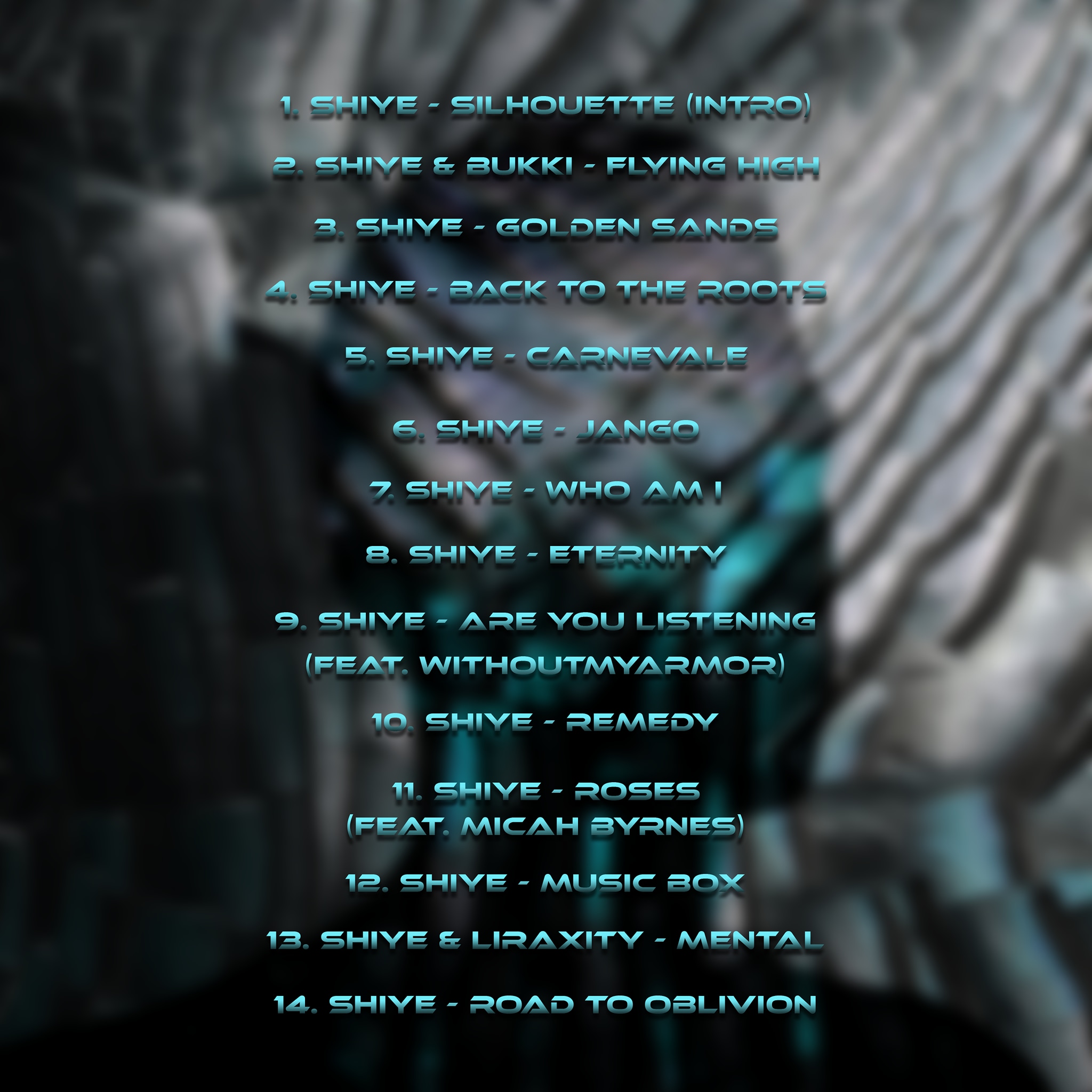 Shiye - I am proud to announce the official tracklist from my upcoming ...