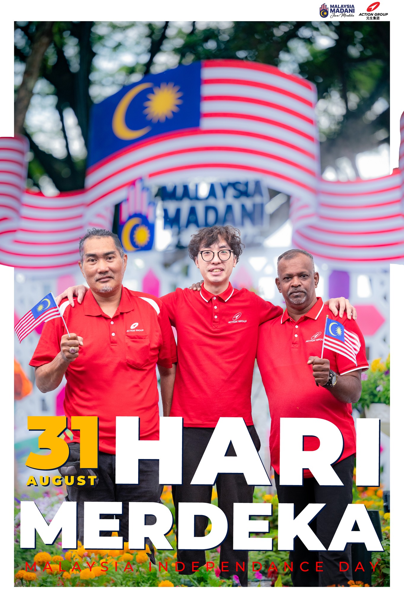 Action - 🇲🇾Selamat Hari Merdeka 2024!!🇲🇾 As we proudly wave our Jalur ...