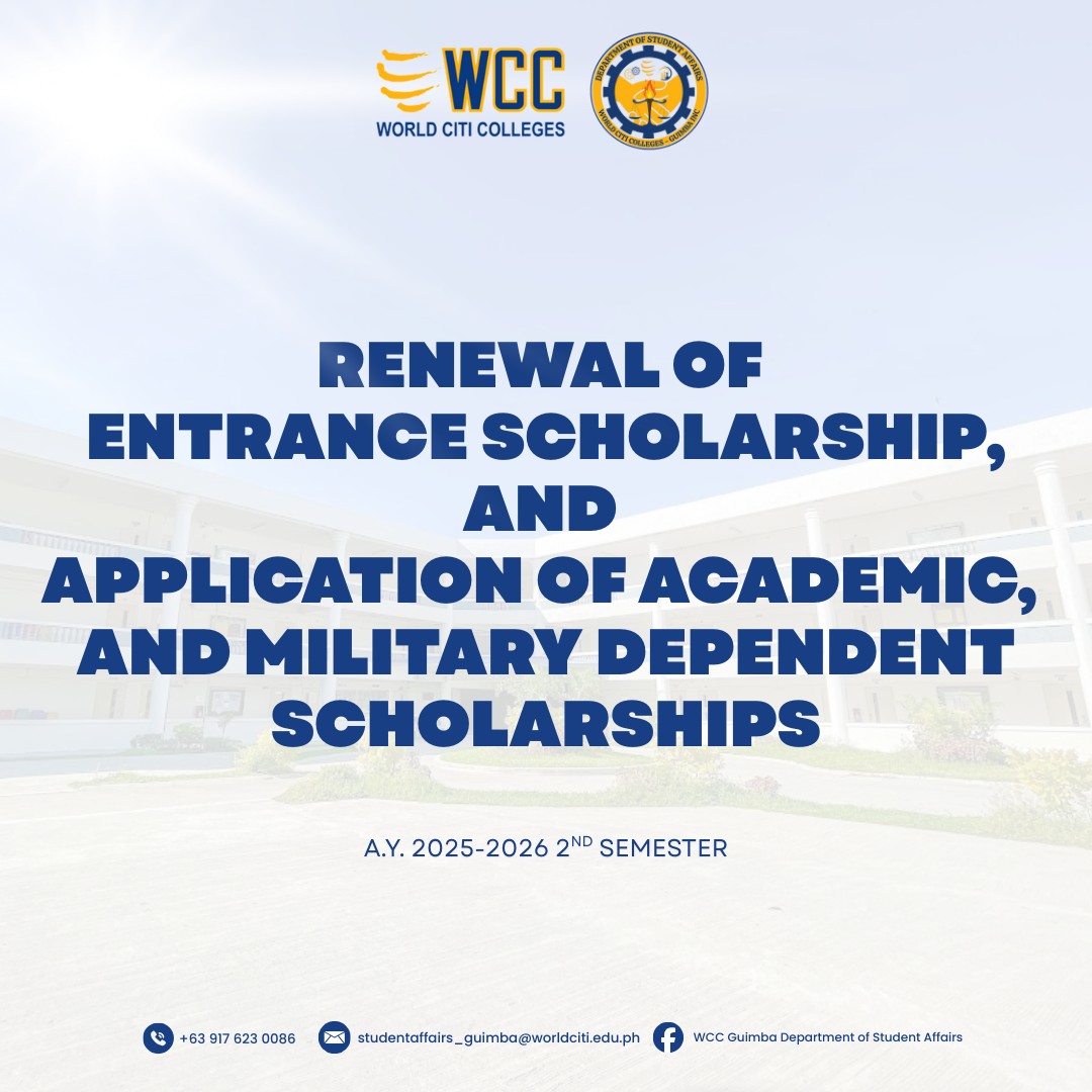 WCC Guimba Office of Student Organizations and Activities | Guimba
