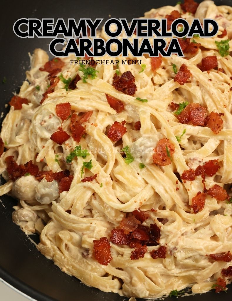 FriendCheap - UFC Creamy Overload Carbonara Recipe Ingredients: 400 ...