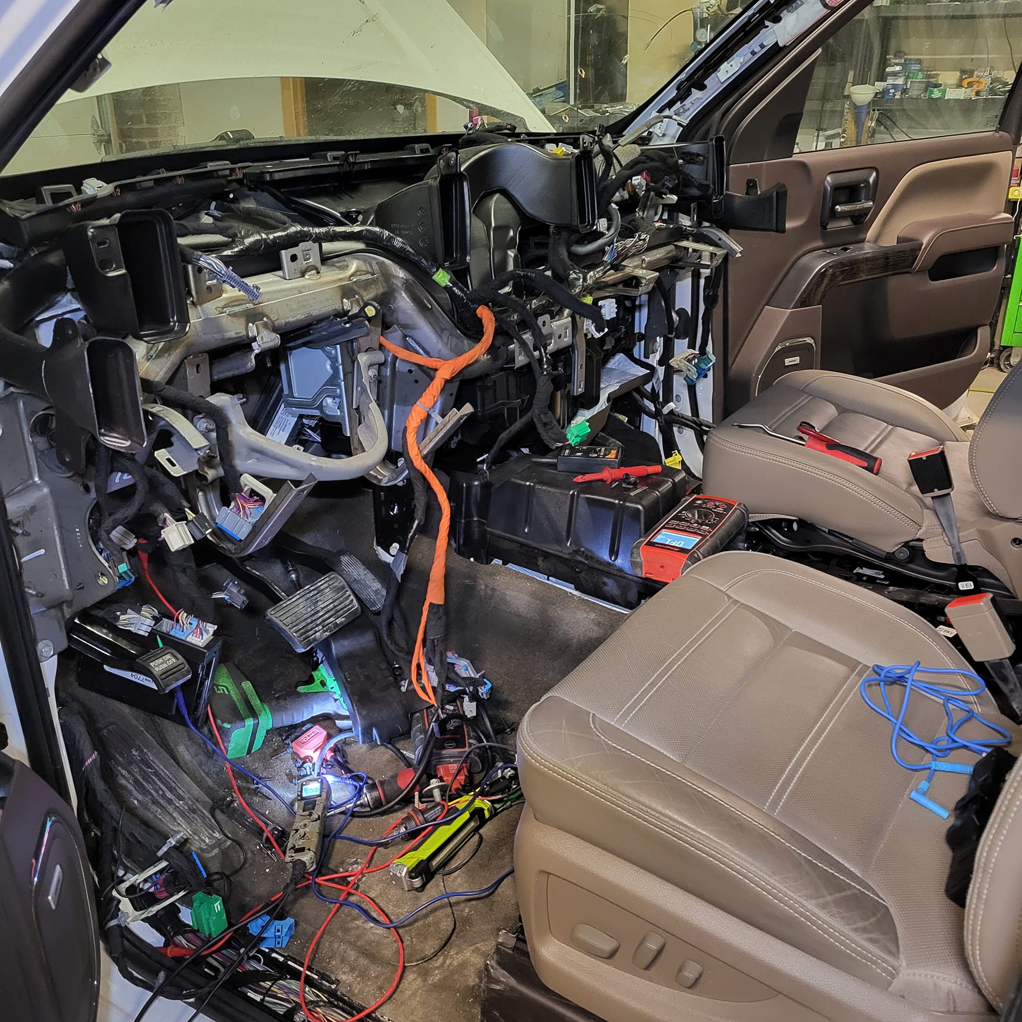 Car entertainment system malfunction after exhaust work
