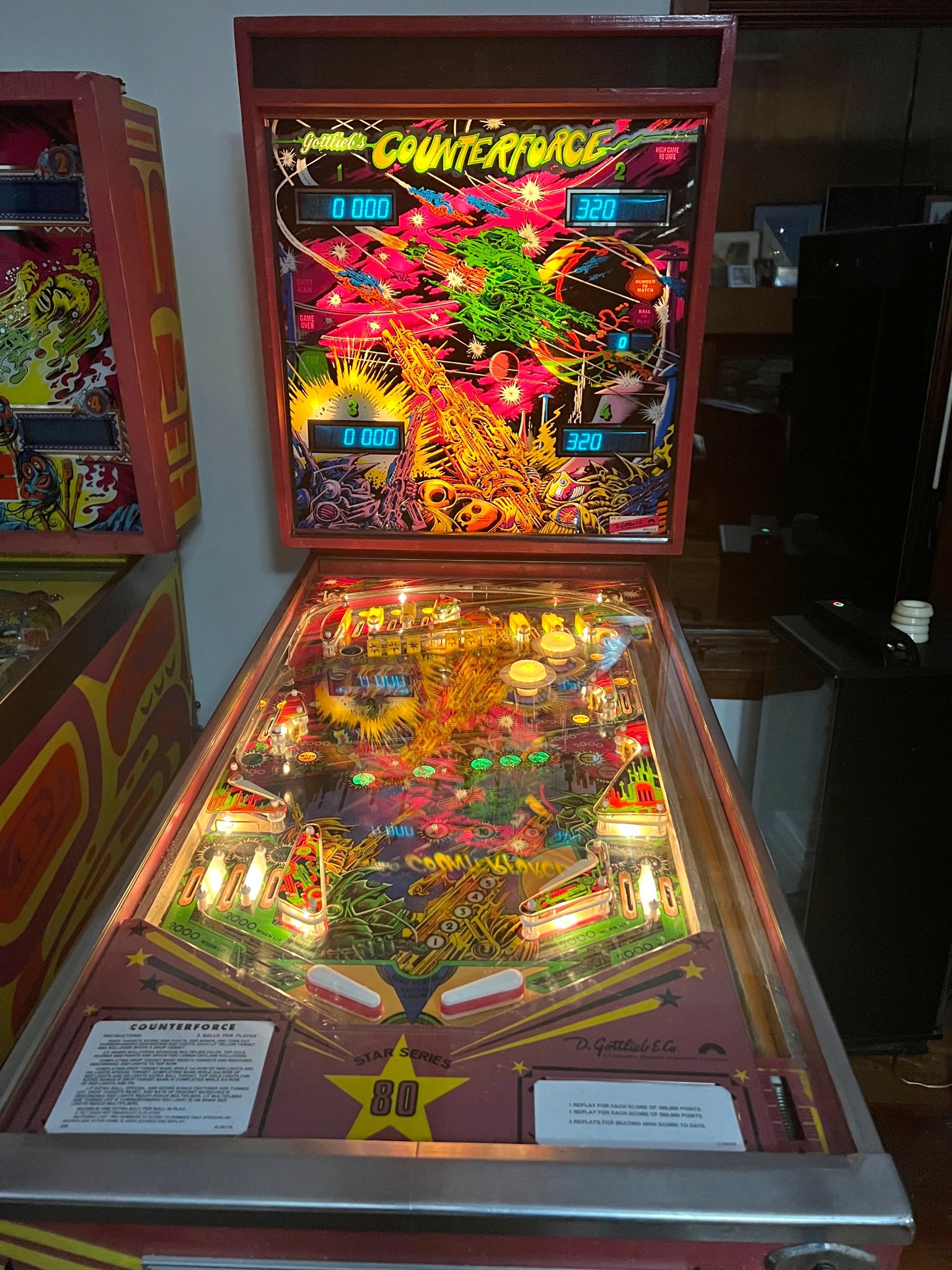 1980 Gottlieb Counterforce pinball machine for sale - Games - Scituate ...