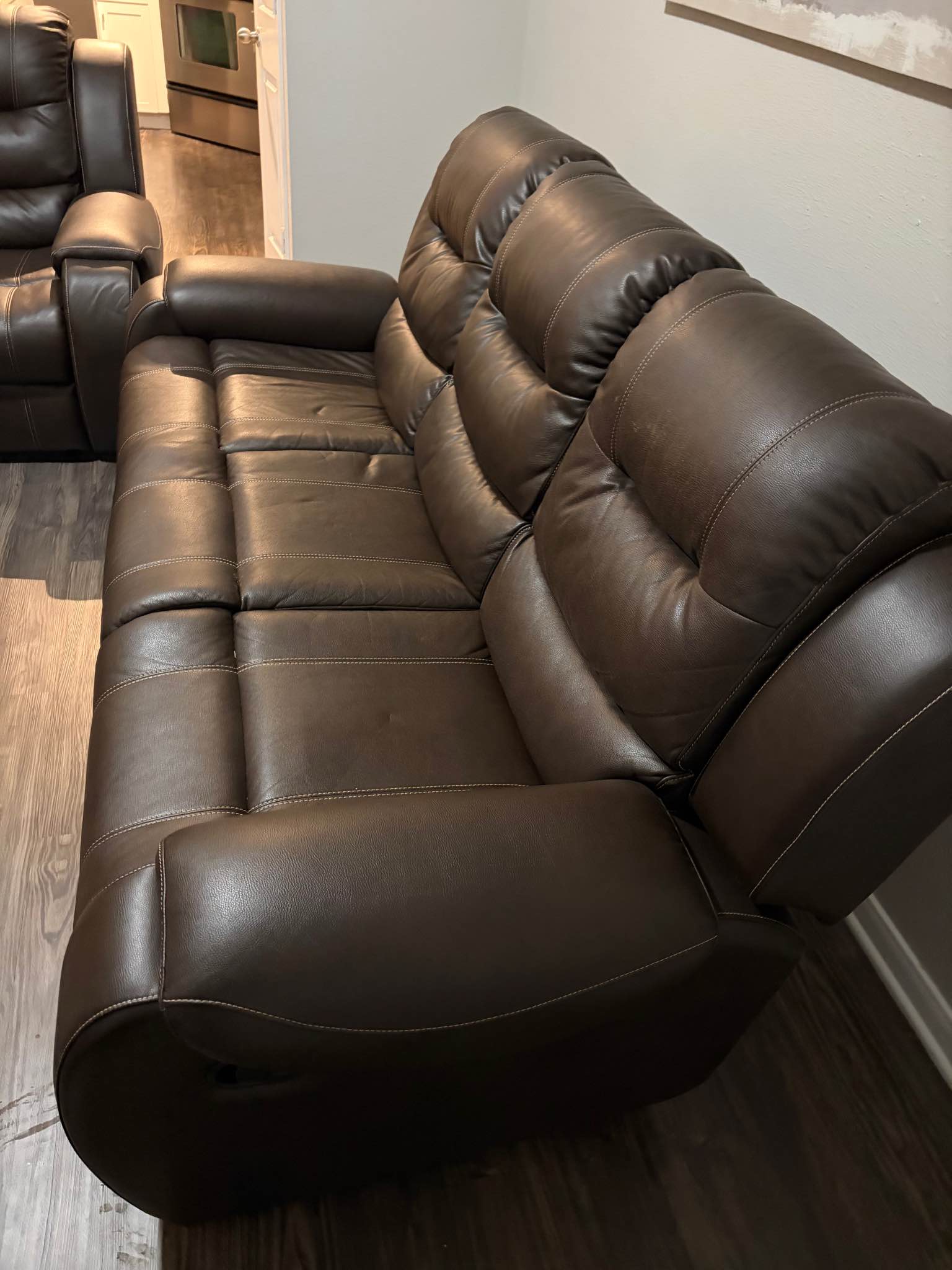 Leather Couch And Love Seat - Sofas, Loveseats & Sectionals - Austin