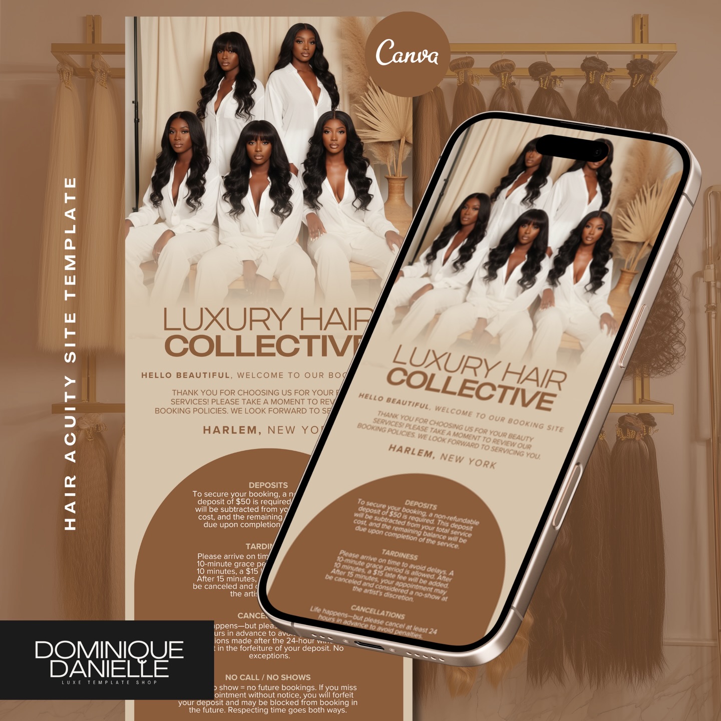 Dominique Danielle Luxe Template Studio | New York NY