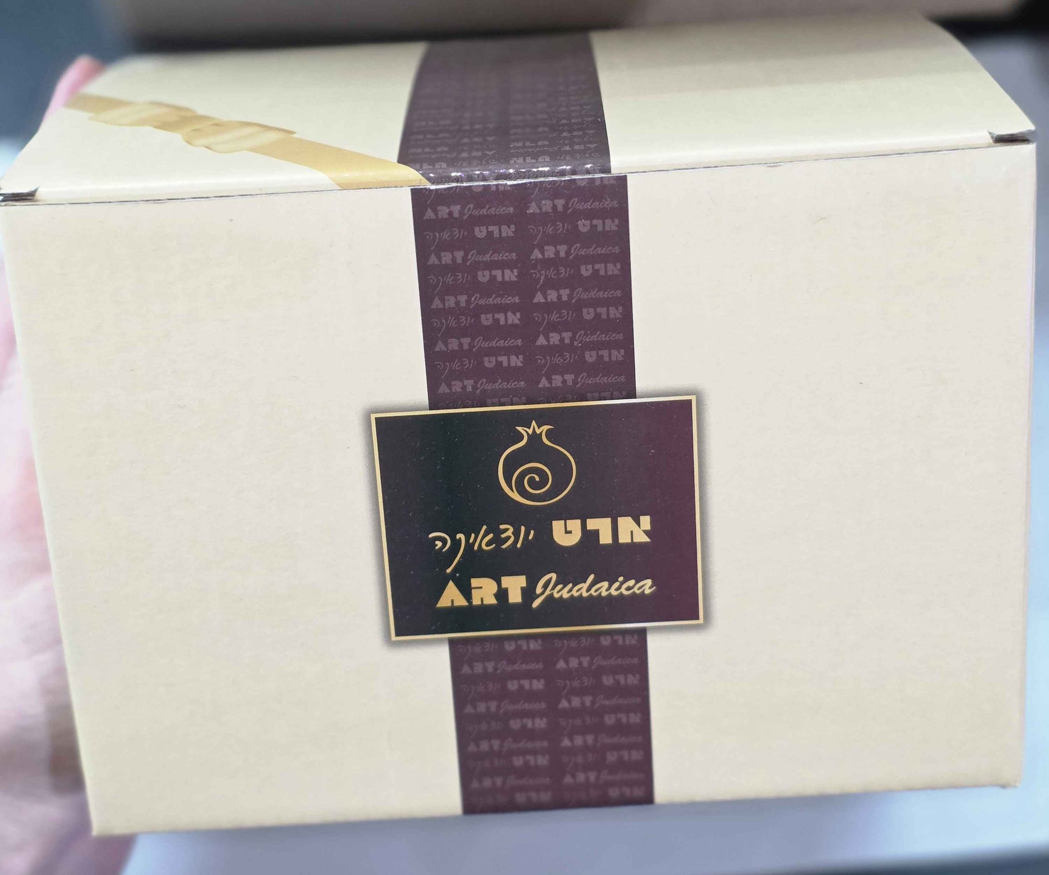 Crystal kiddush cup with plate Brand new in the original box ...