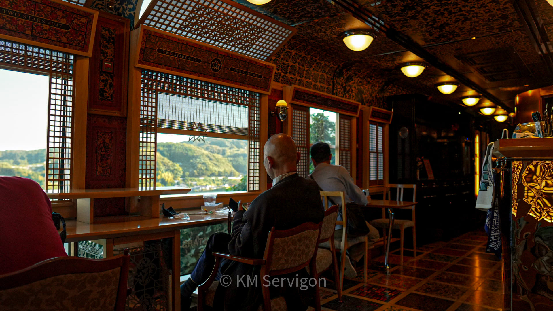 Two Stars 4047 Train in Kyushu, Japan: Route and Scenic Views