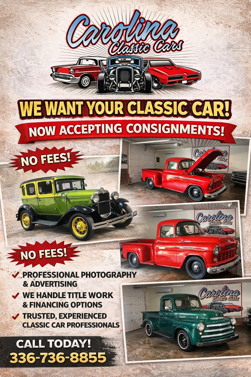 Carolina - 🚘 DO YOU HAVE A CLASSIC CAR FOR SALE? 🚘 Carolina Classic ...