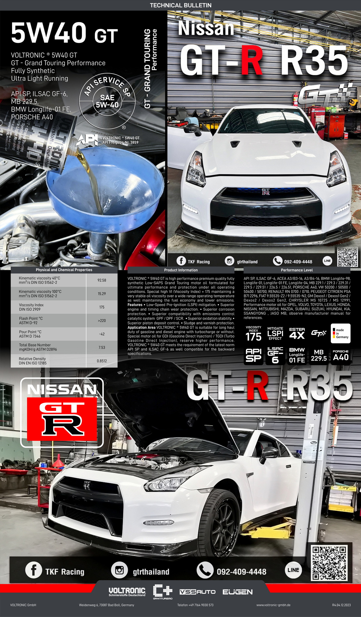 Godzilla GTR R35 #voltronic 5W40 GT,... - Voltronic Thailand