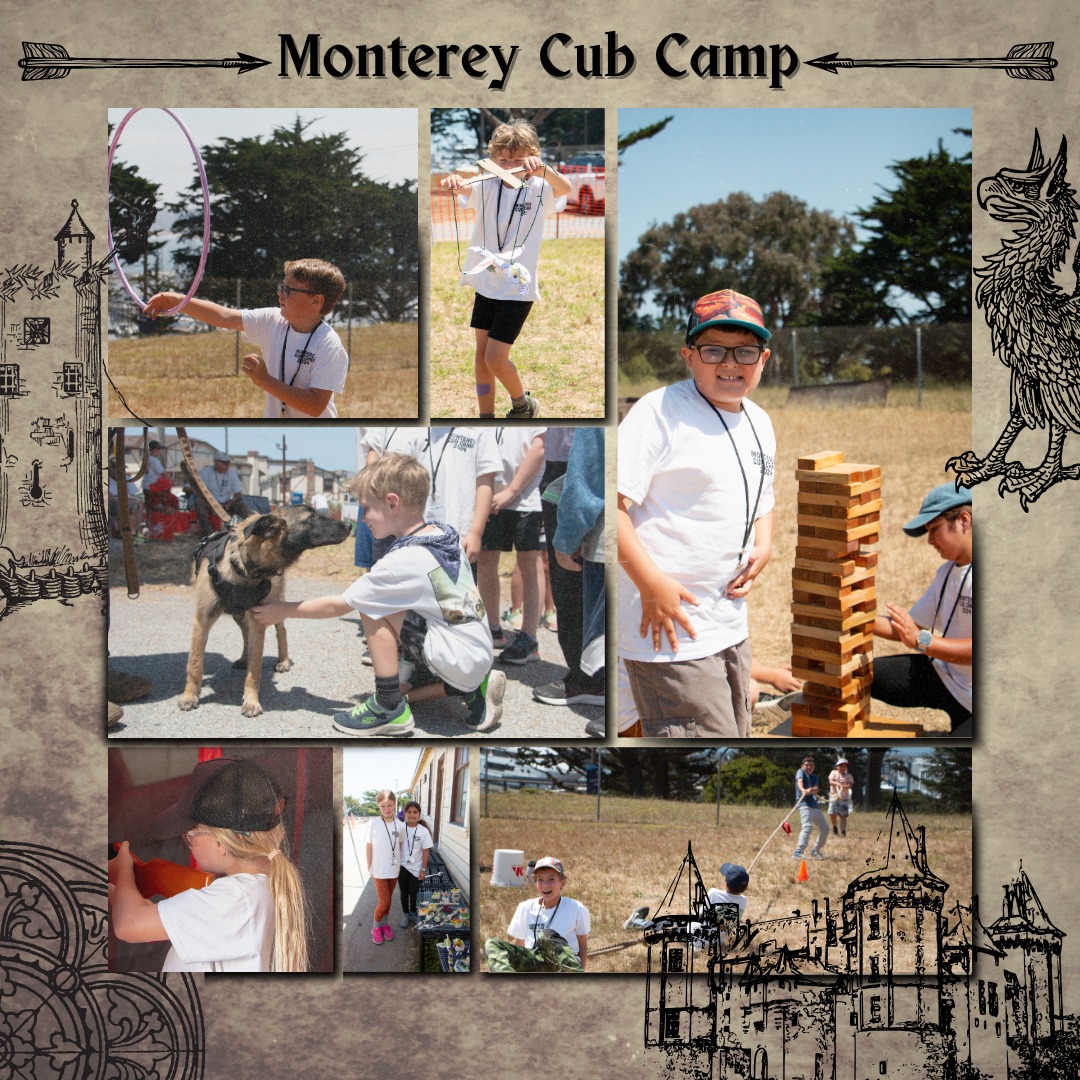 This is the final week of Cub Camp, which is taking place in medieval ...