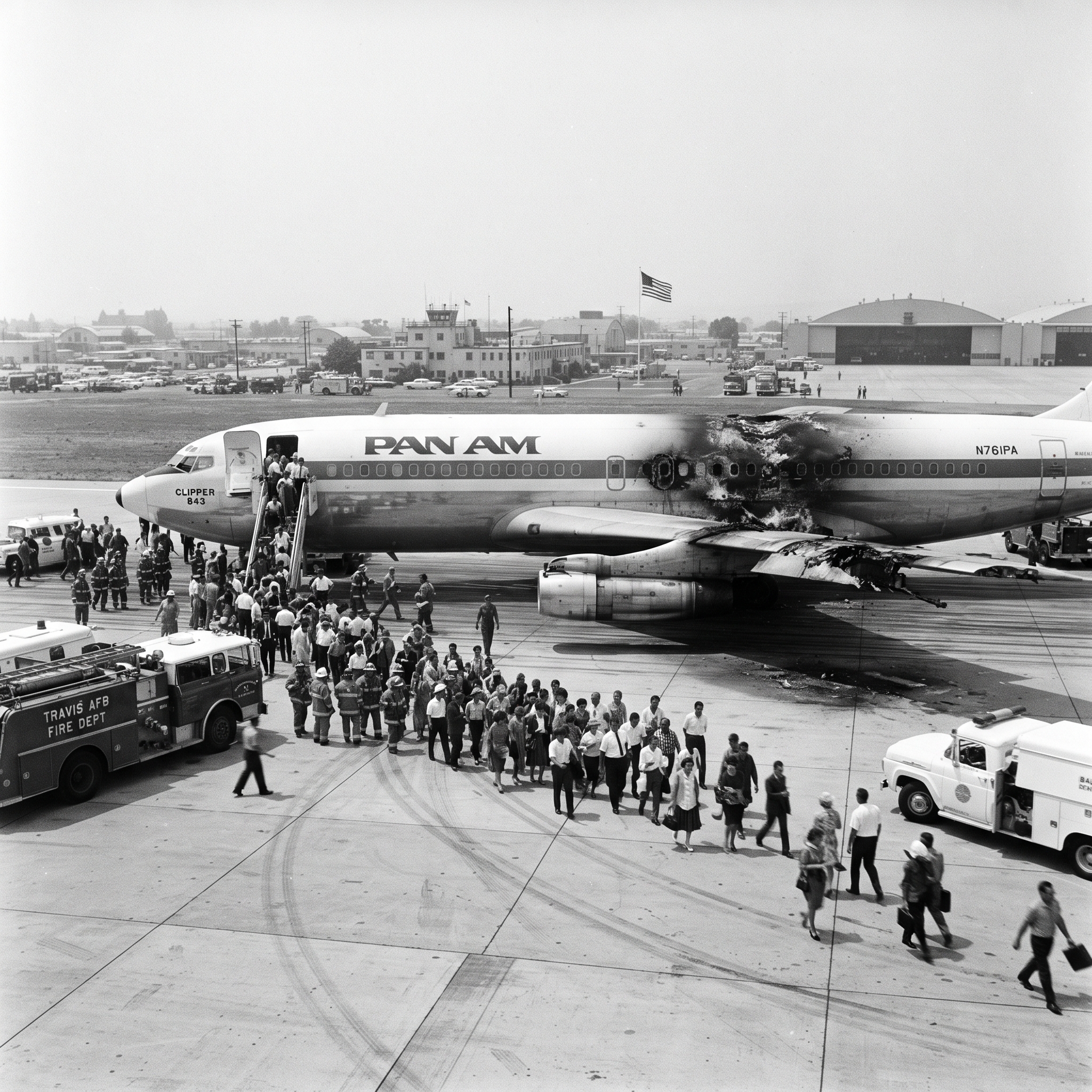 Pan Am Flight 846 from Hong Kong to San Francisco via Tokyo in 1976