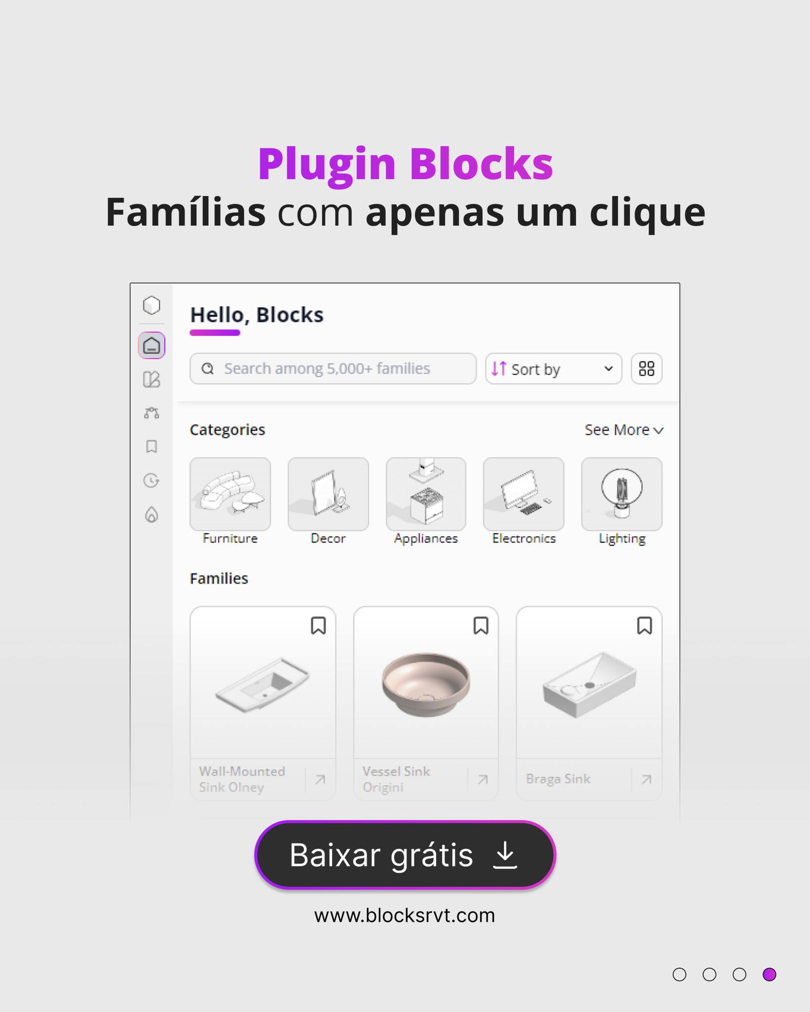 Blocks Revit - 🪑 Personalize seu #projeto de Sala de...