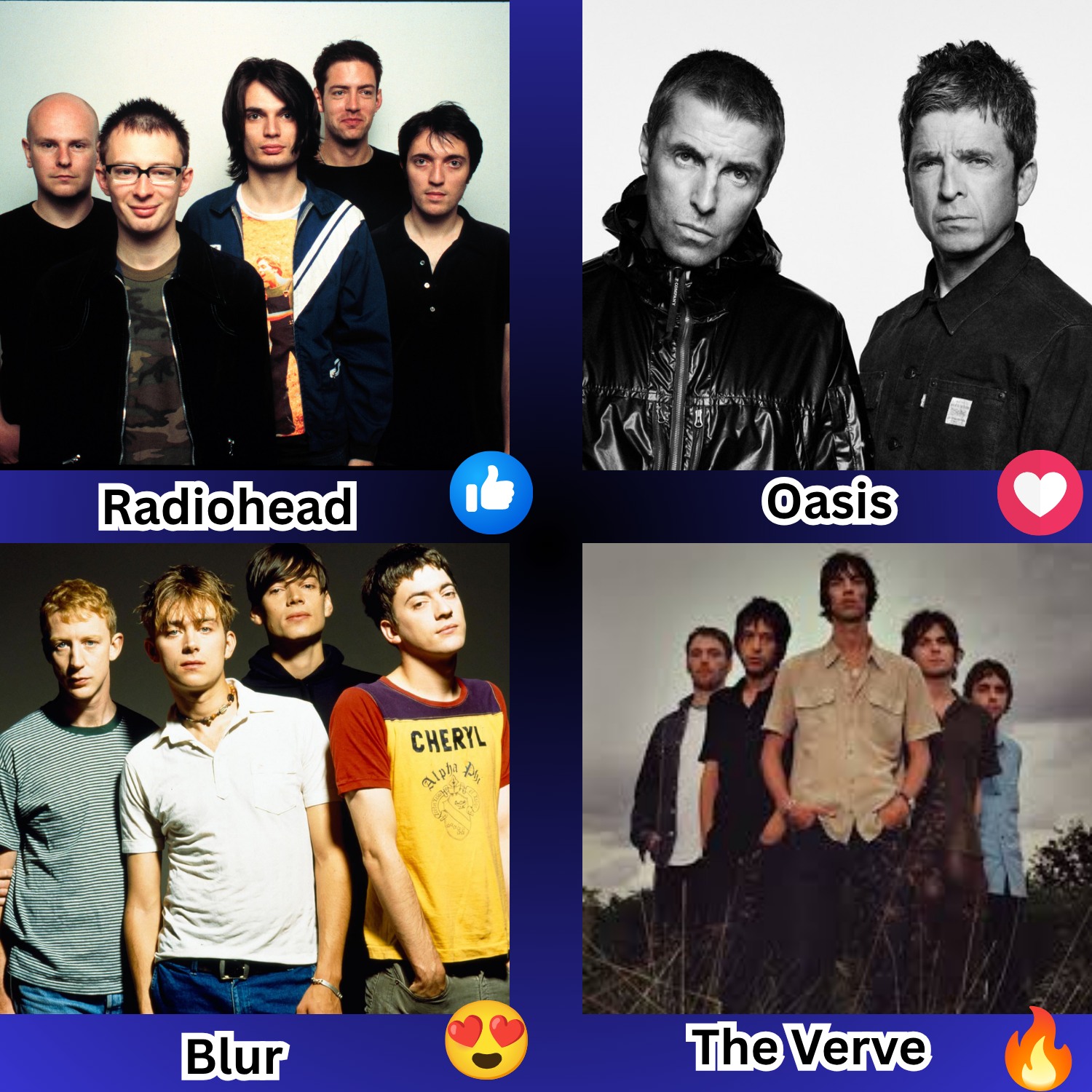 What are some recommendations for Brit Pop Rigs like Oasis, Blur