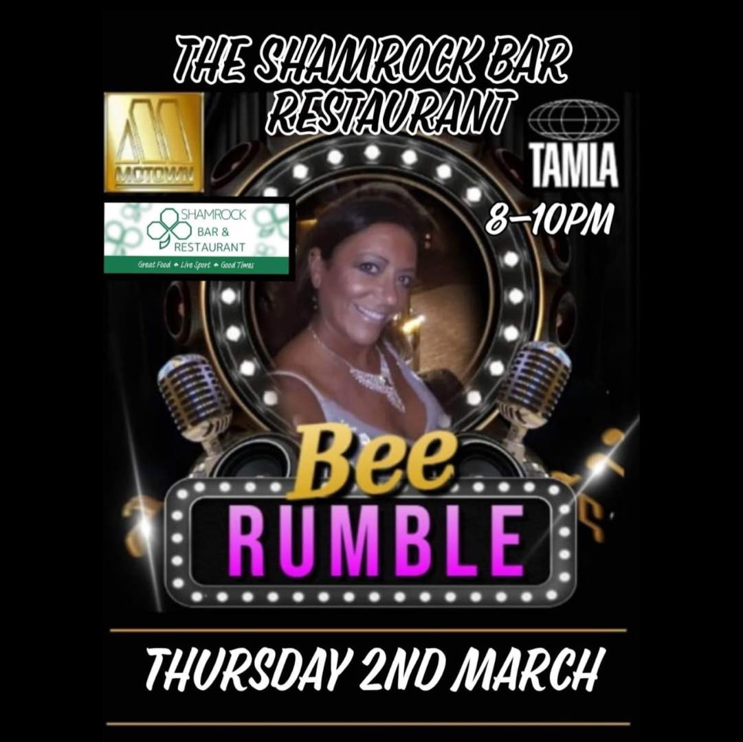 The Shamrock - 🎙️ The incredible Bee Rumble is joining us on the 2nd ...