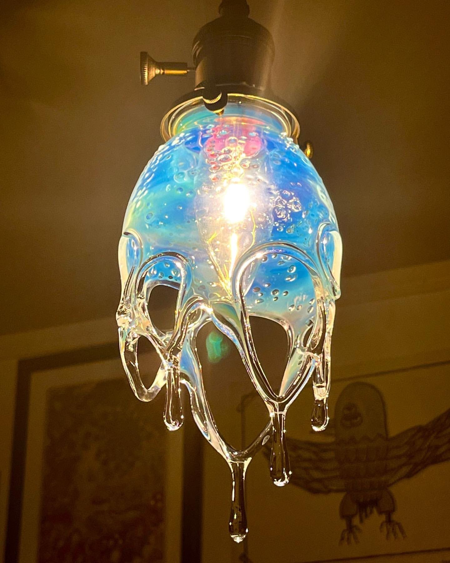 There's a take on glass lamps worth some time. Melting lamps by