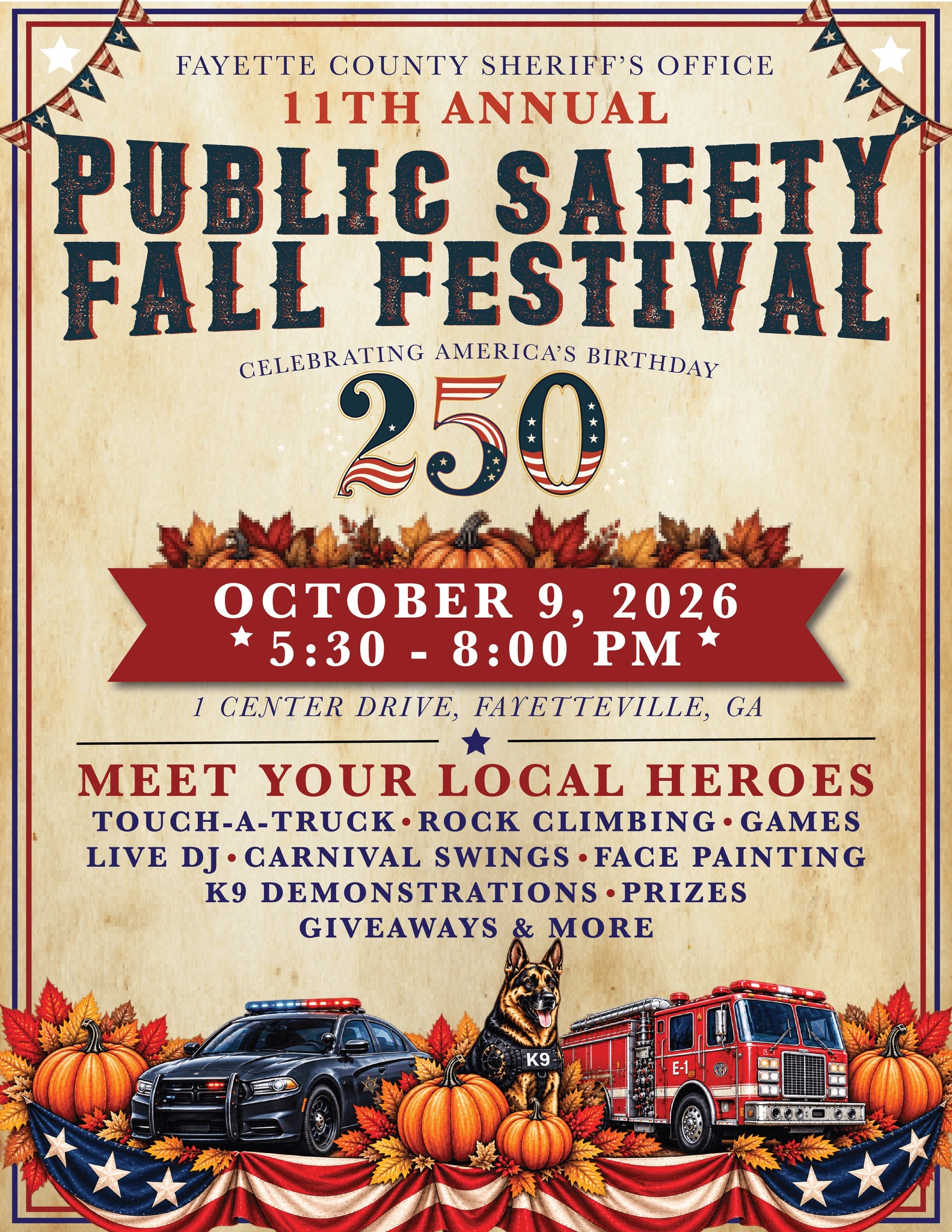 Fayette County Sheriff’s Office Public Safety Fall Festival