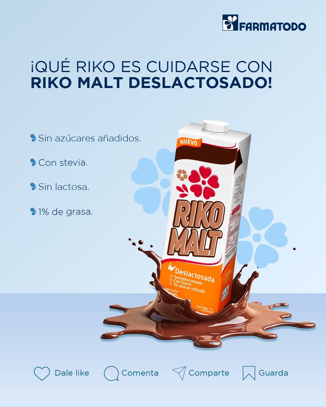 FARMATODO - ¡NUEVO RIKO MALT DESLACTOSADO! El rico sabor de siempre ...