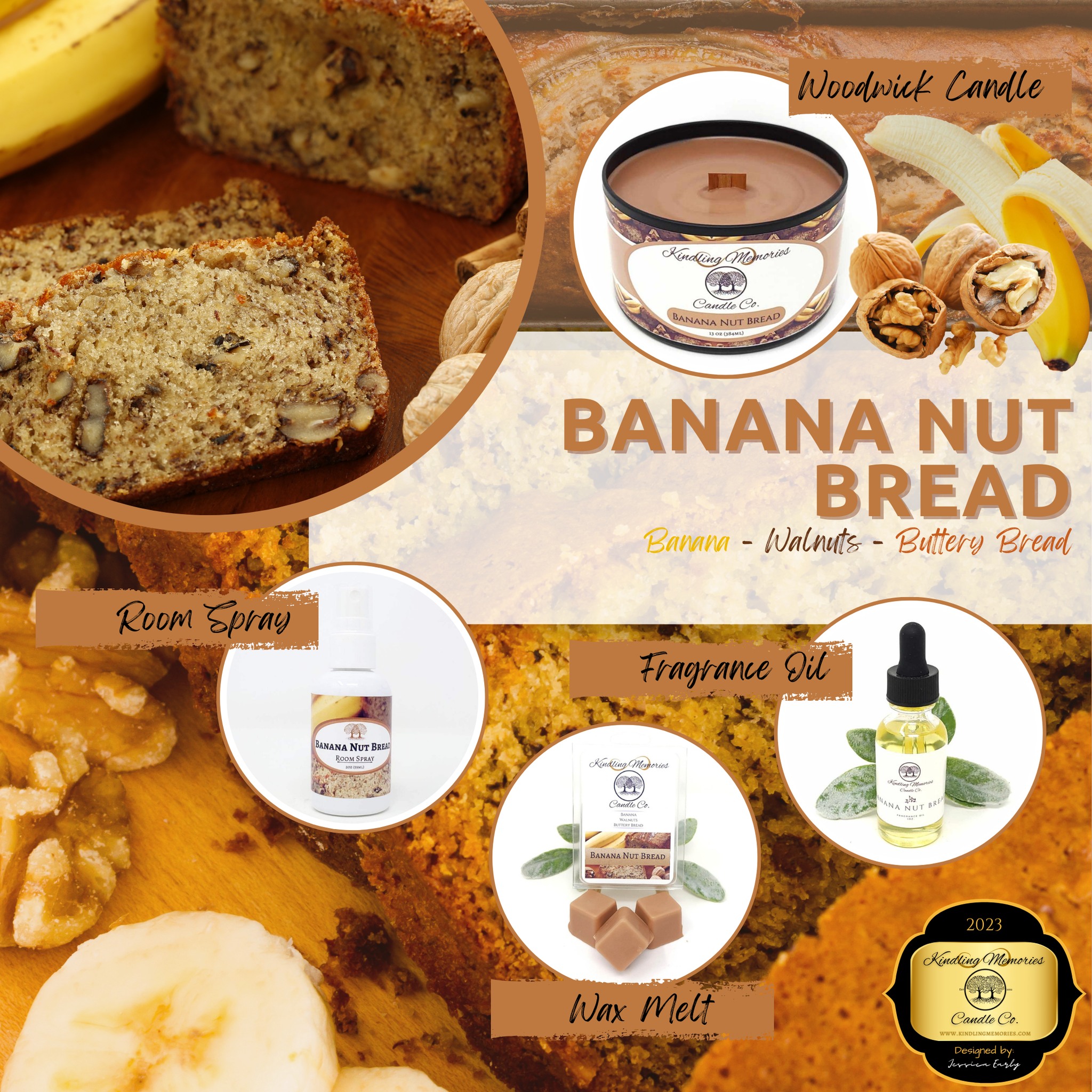 Kindling - Our Banana Nut Bread fragrance will make your mouth water ...