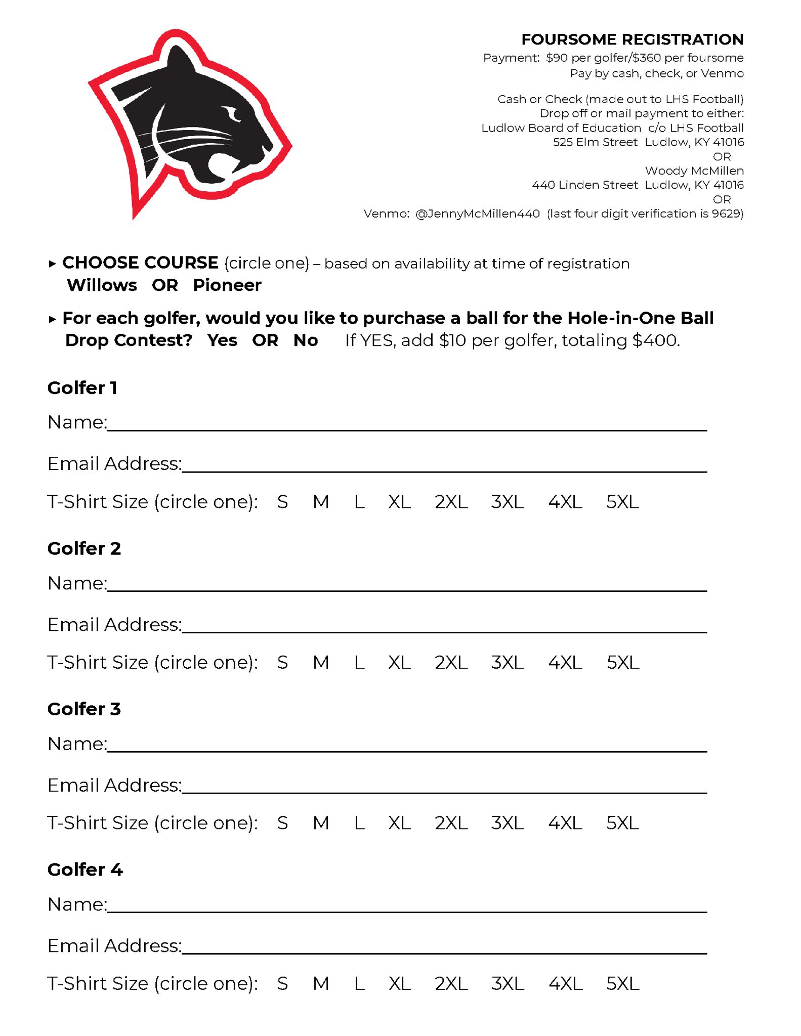 Ludlow Panther Football added a... - Ludlow Panther Football