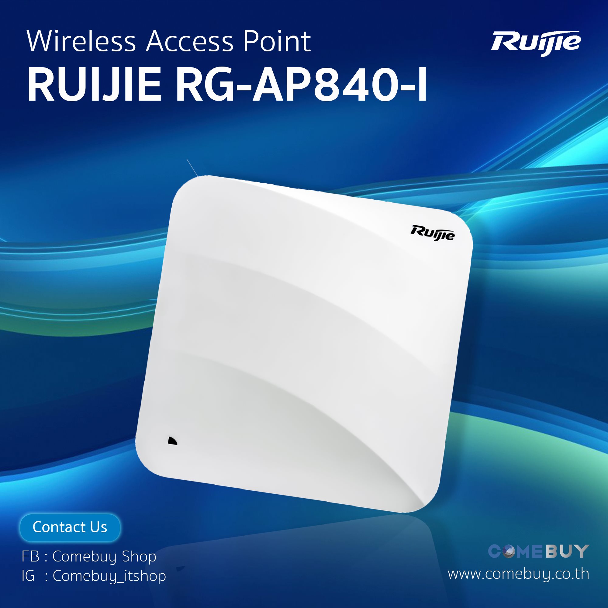 Comebuy Shop - RUIJIE RG-AP840 WirelessAccessPoint a...