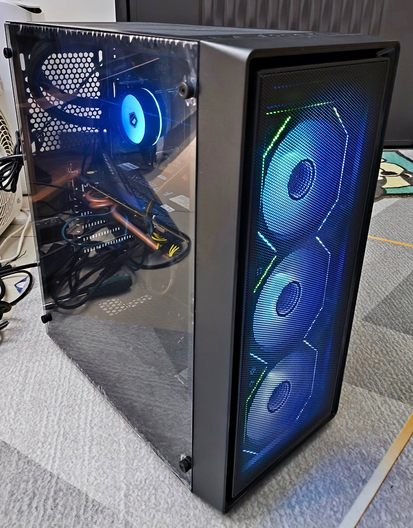 ★RGB光效水冷主機★INTEL八核心16G SSD GAMING.PC獨顯多開模擬器遊戲主機LOL.英雄聯盟.天堂:經典版.電競主機遊戲機影 ...