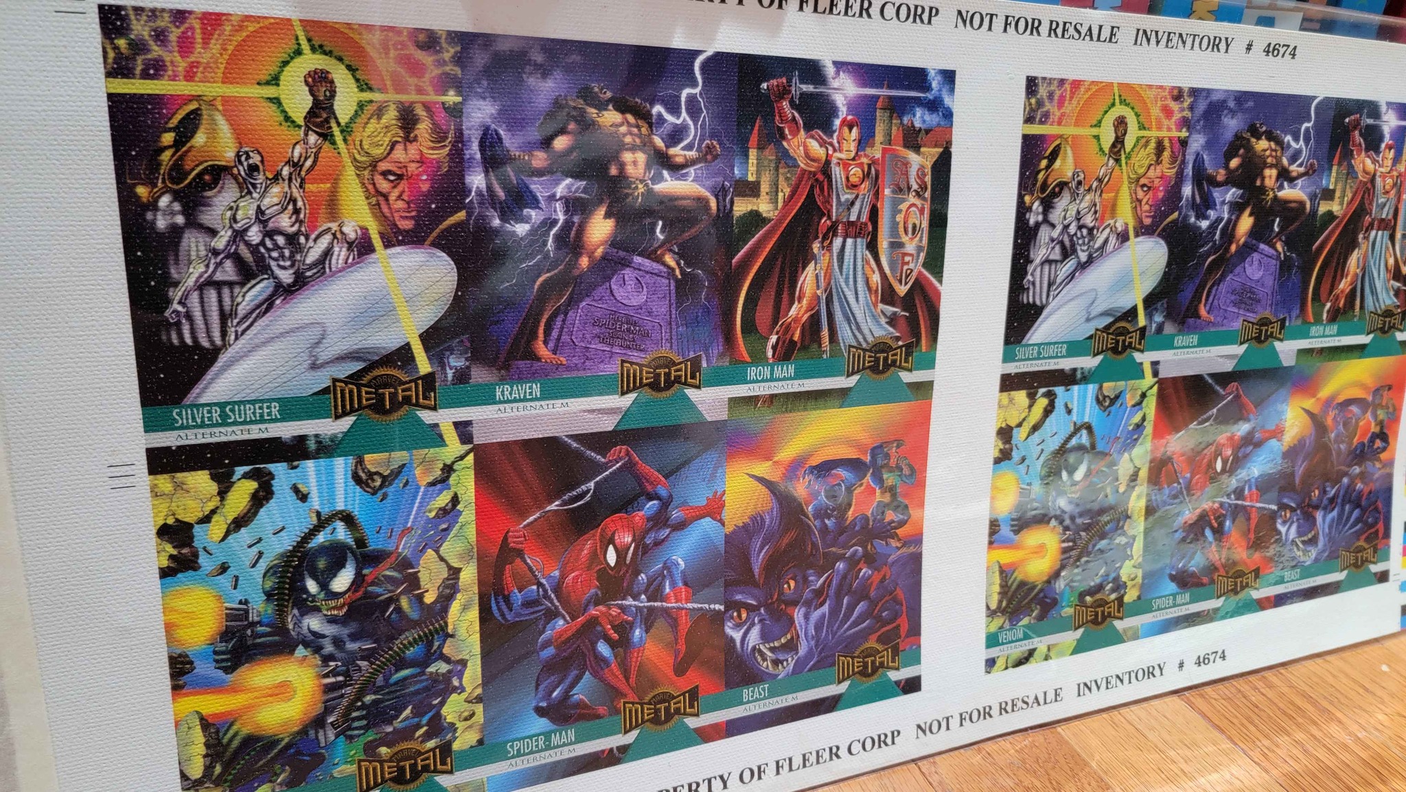 DC Versus Marvel / Marvel 1993 Masterpieces Individual Trading Cards