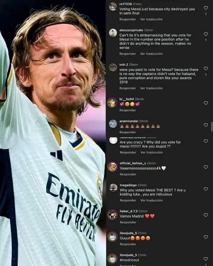 Troll Football - Royal Madrid fanbase attacking Modric on...