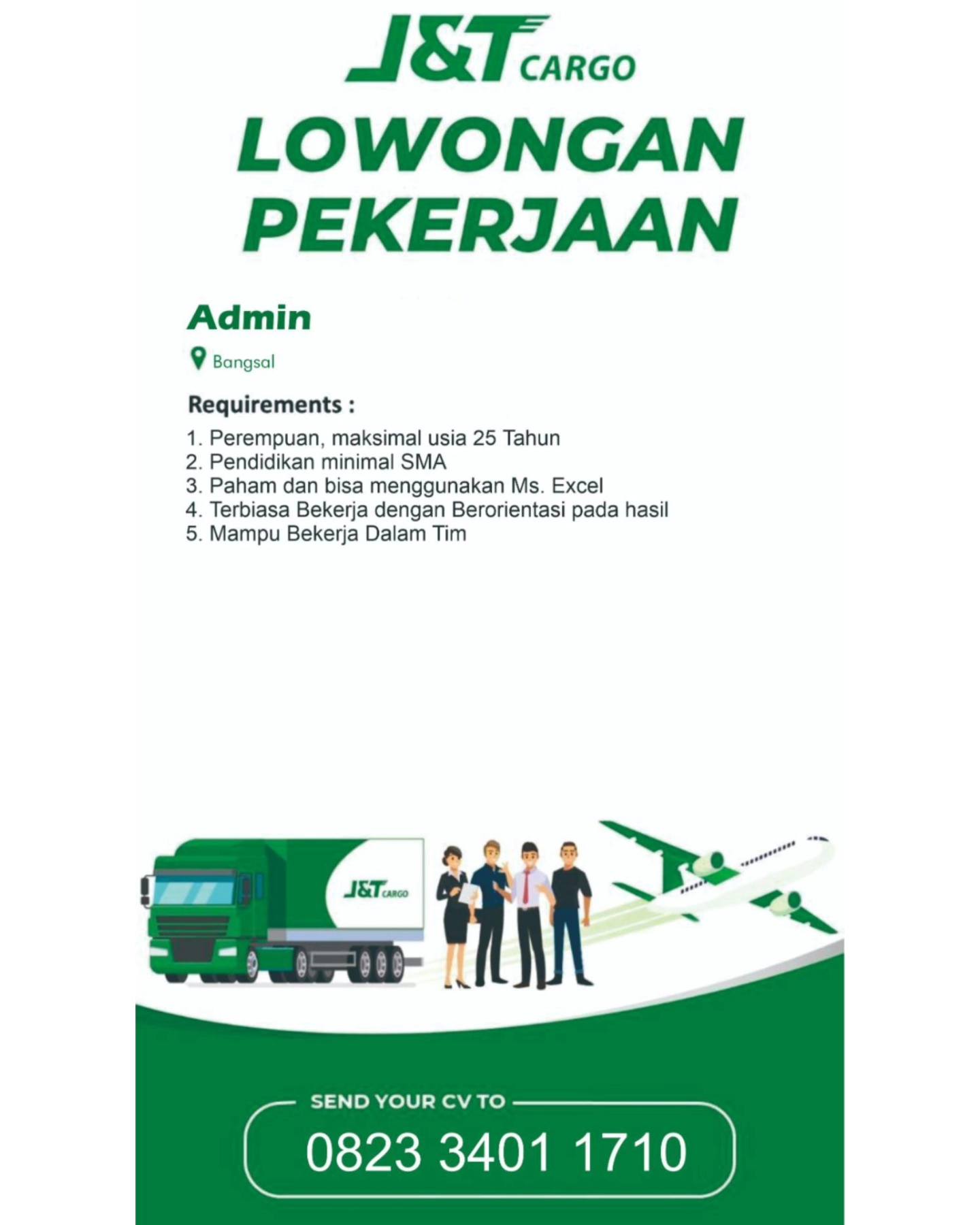 Loker - SEGERA APPLY REK ‼️ Lowongan Kerja dari JNT CARGO Membuka ...
