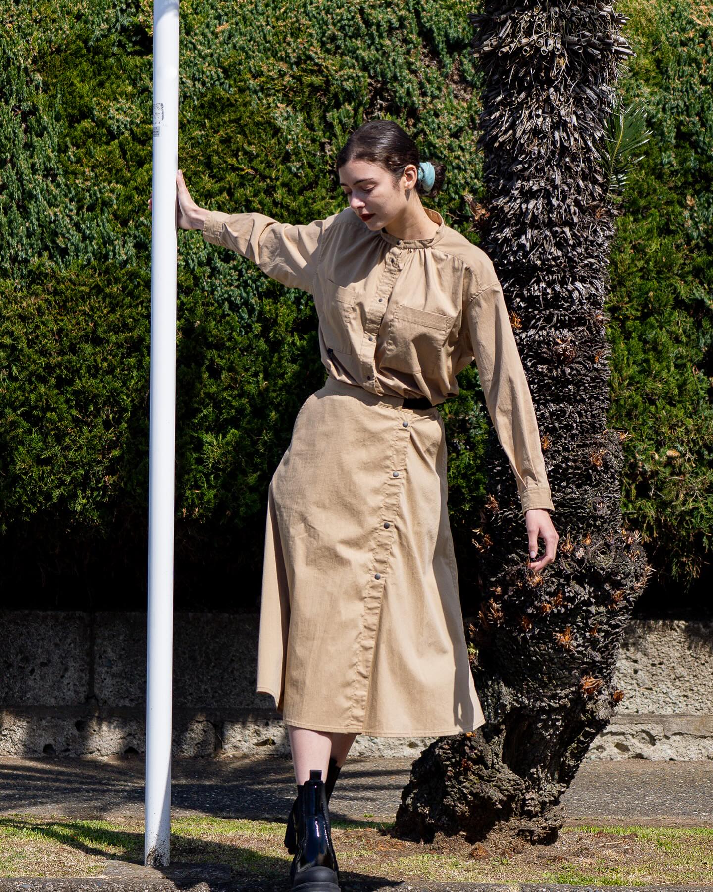 NANGAナンガ HINOC RIPSTOP CAMP SHIRT DRESS 【公式通販】