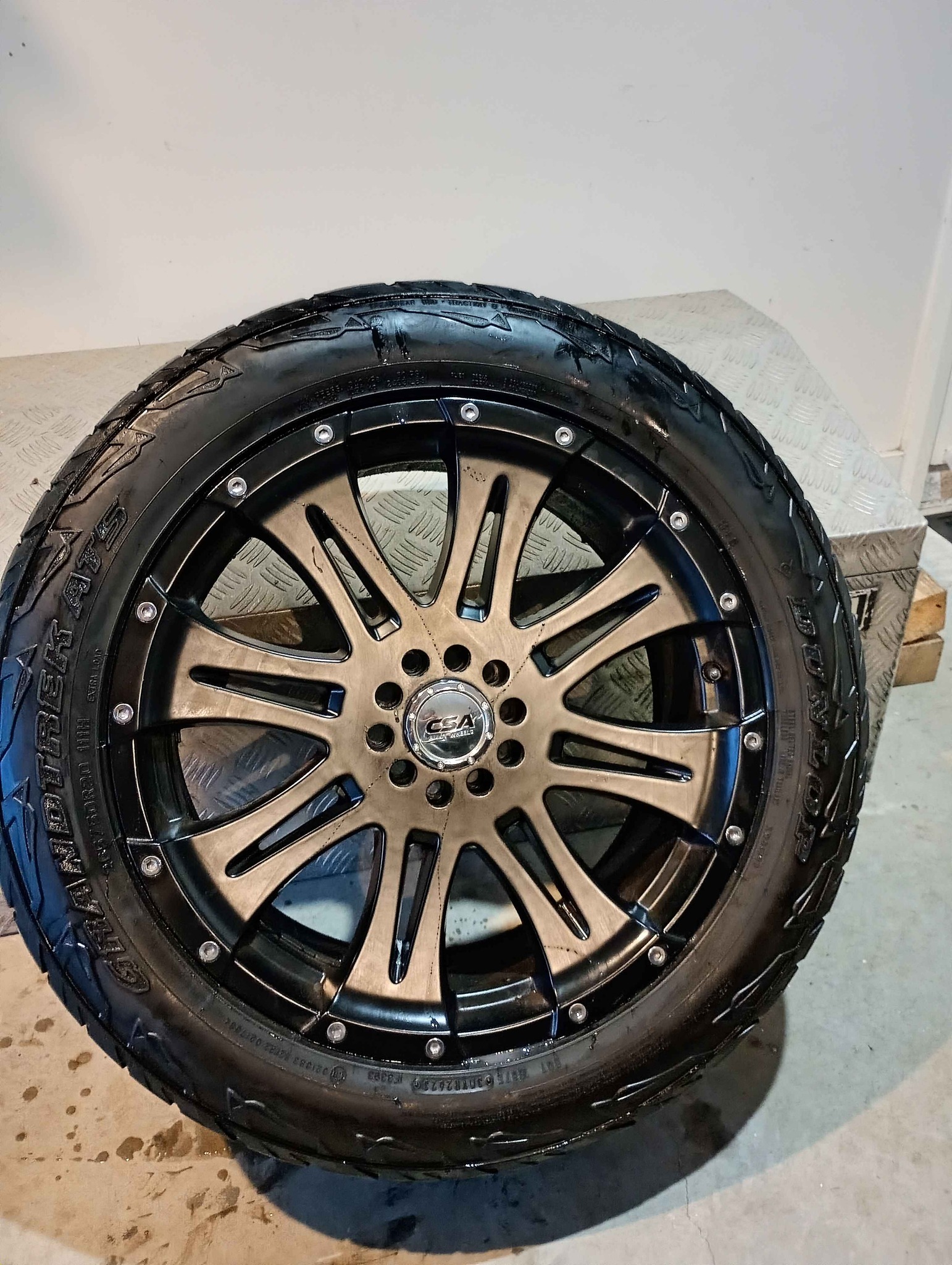 4x Dunlop grandtrek 265/50r20 with CSA Raptor multifit rims - Car ...