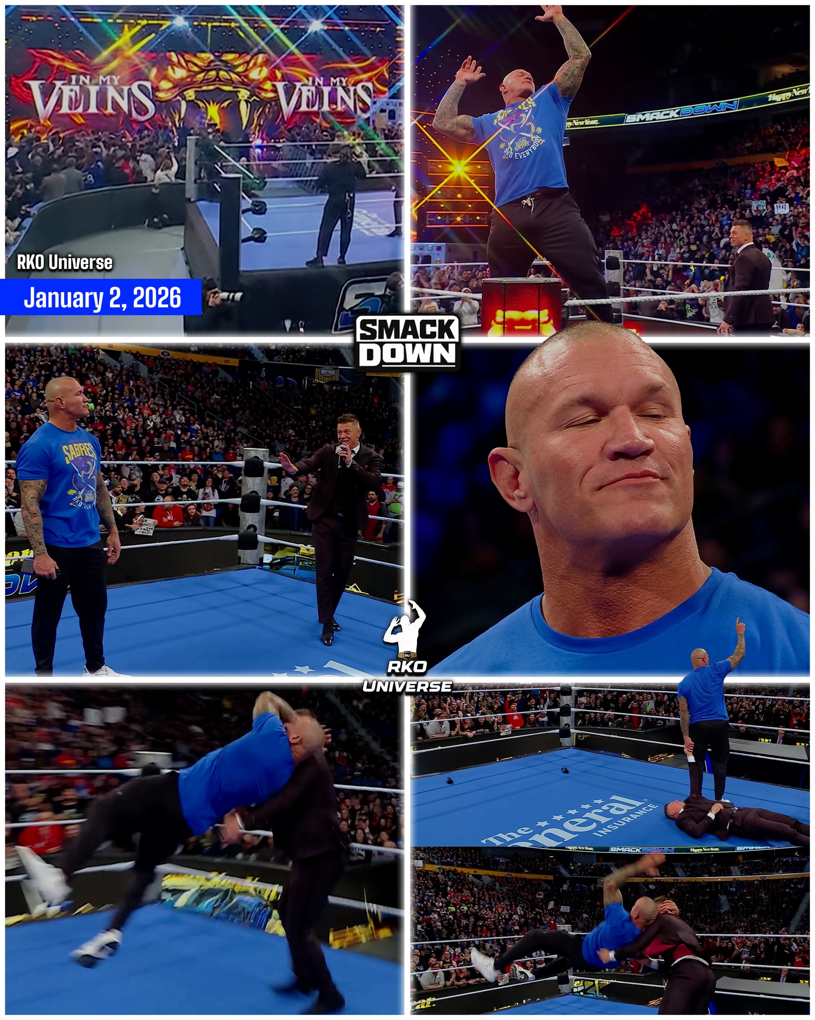 RKO Universe - 🔵 WWE SmackDown, January 2, 2026 — The... | Facebook