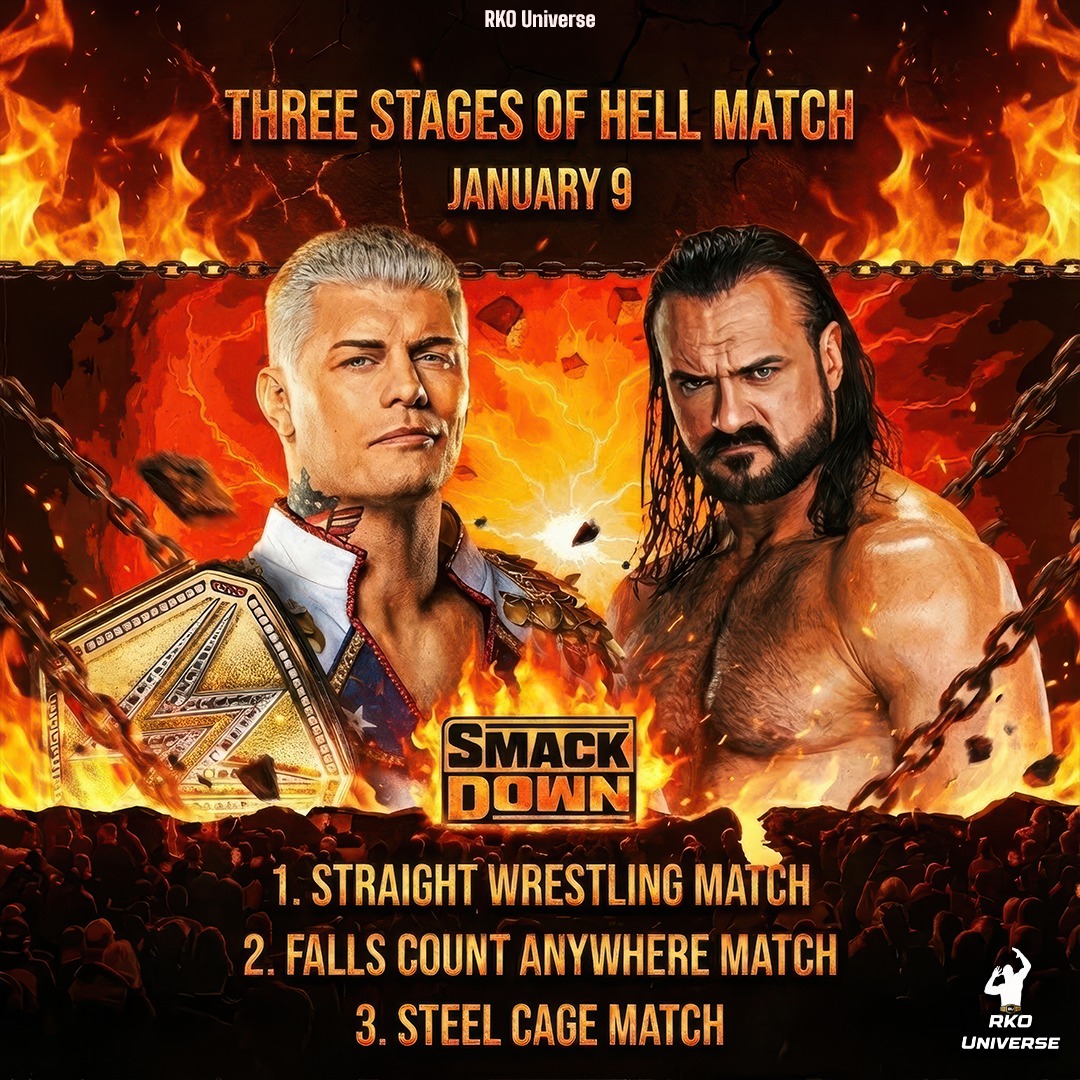 RKO Universe - 🚨 Drew McIntyre reveals the three... | Facebook