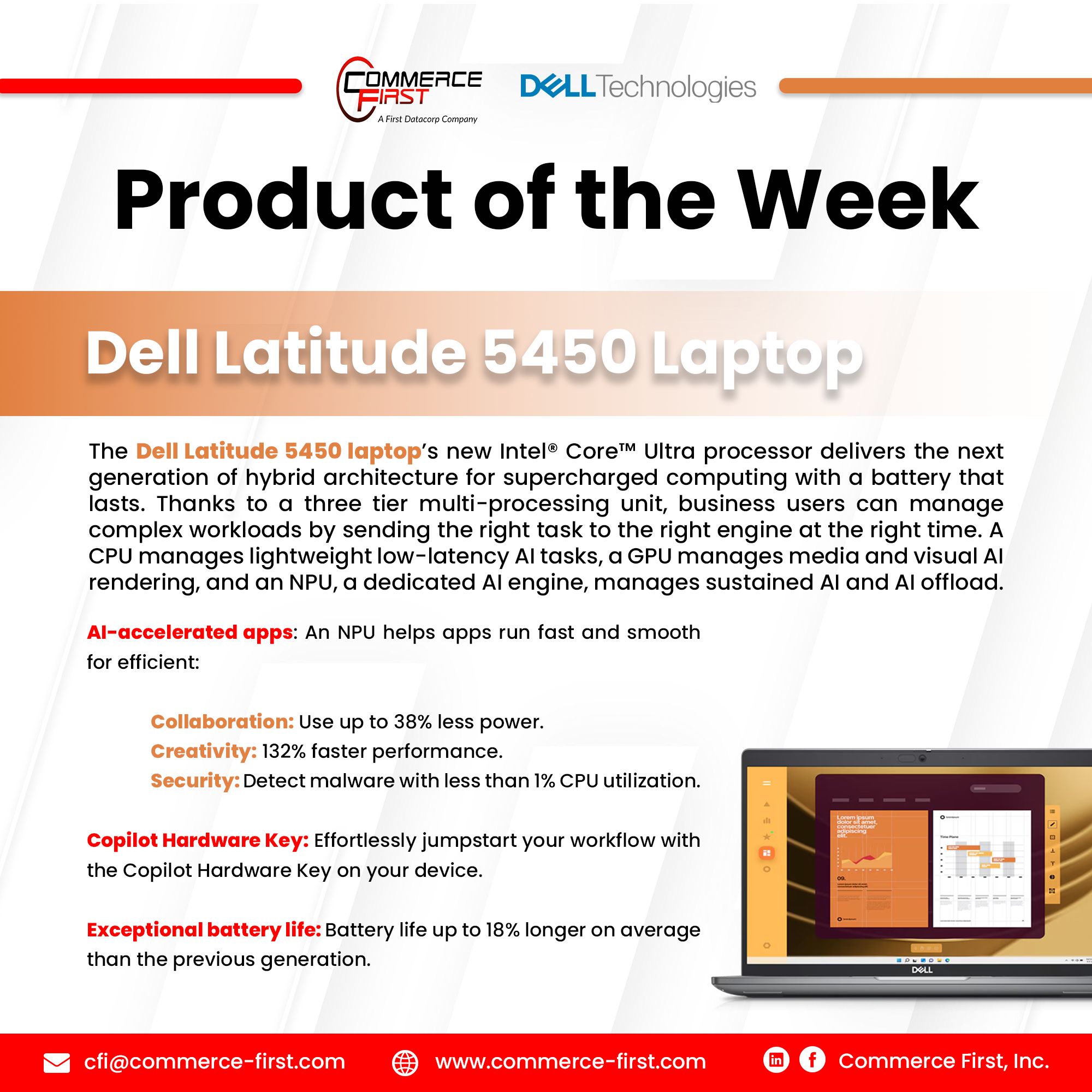Commerce - PRODUCT OF THE WEEK: DELL Latitude 5450 Laptop With the Dell ...