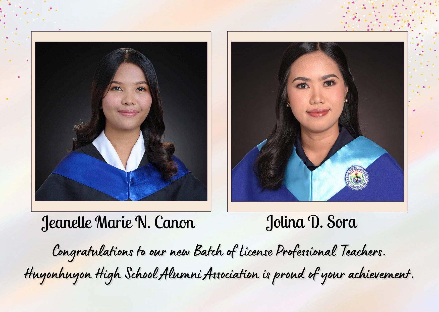Congratulations to our new... - HHS Alumni Association