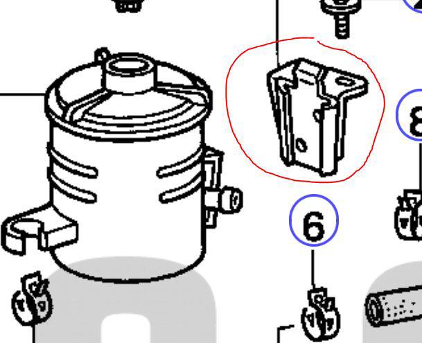 53701-S5D-A02 Power Steering Pump Oil Tank Fluid Reservoir Oil Tank Bottle for H