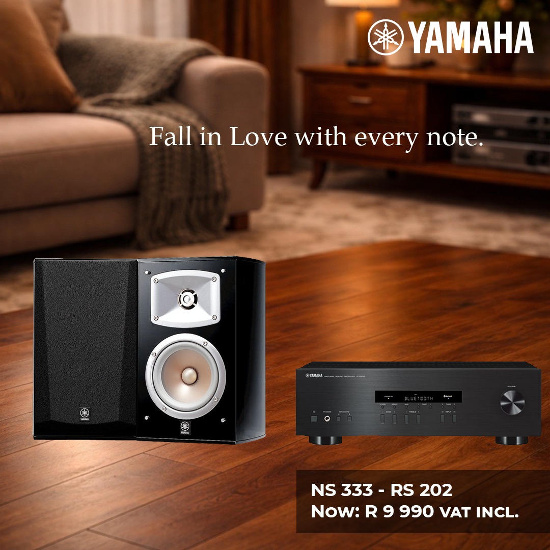 Yamaha - Your first true stereo system starts here. The Yamaha R-S202 ...