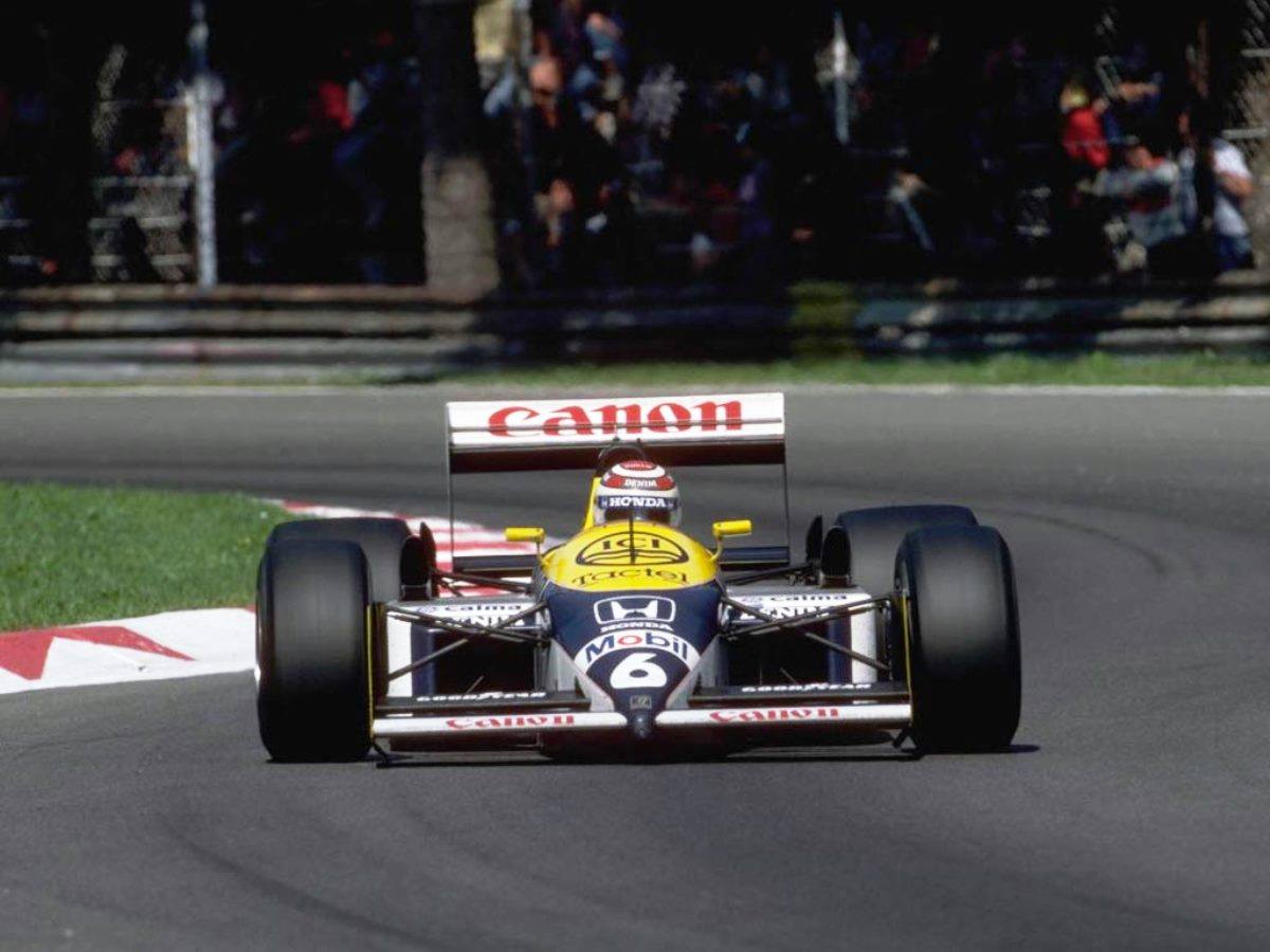 Nelson Piquet at Williams FW11B Honda turbo - Suzuka/Japanese