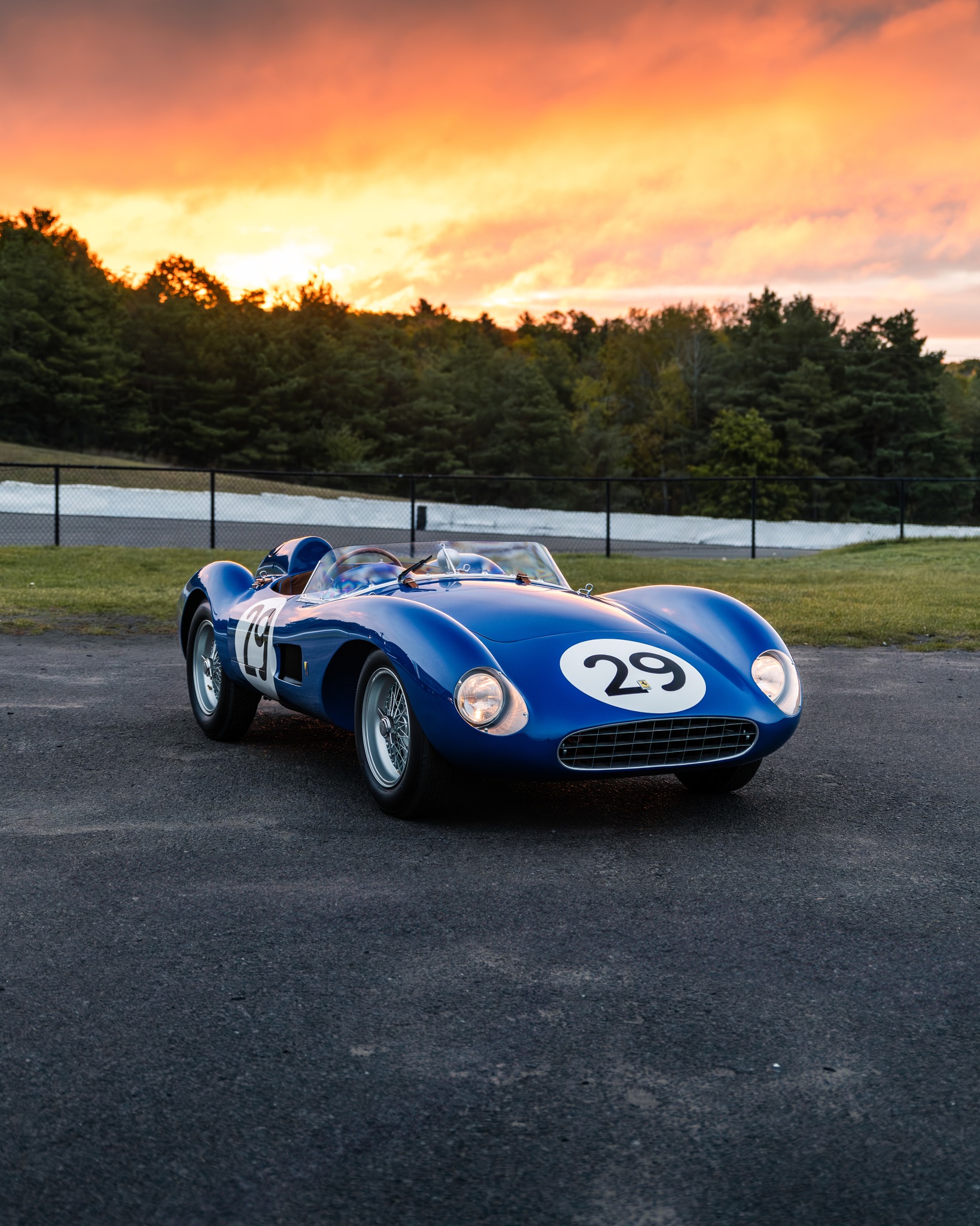 Ferrari 500 TRC that raced at Le Mans in 1957.
