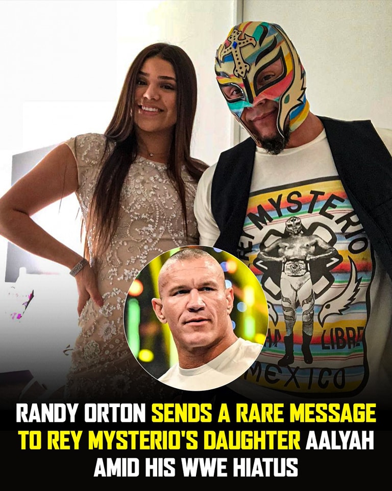 Wwe_Fans - Randy Orton sends a rare message to Rey Mysterio's daughter ...