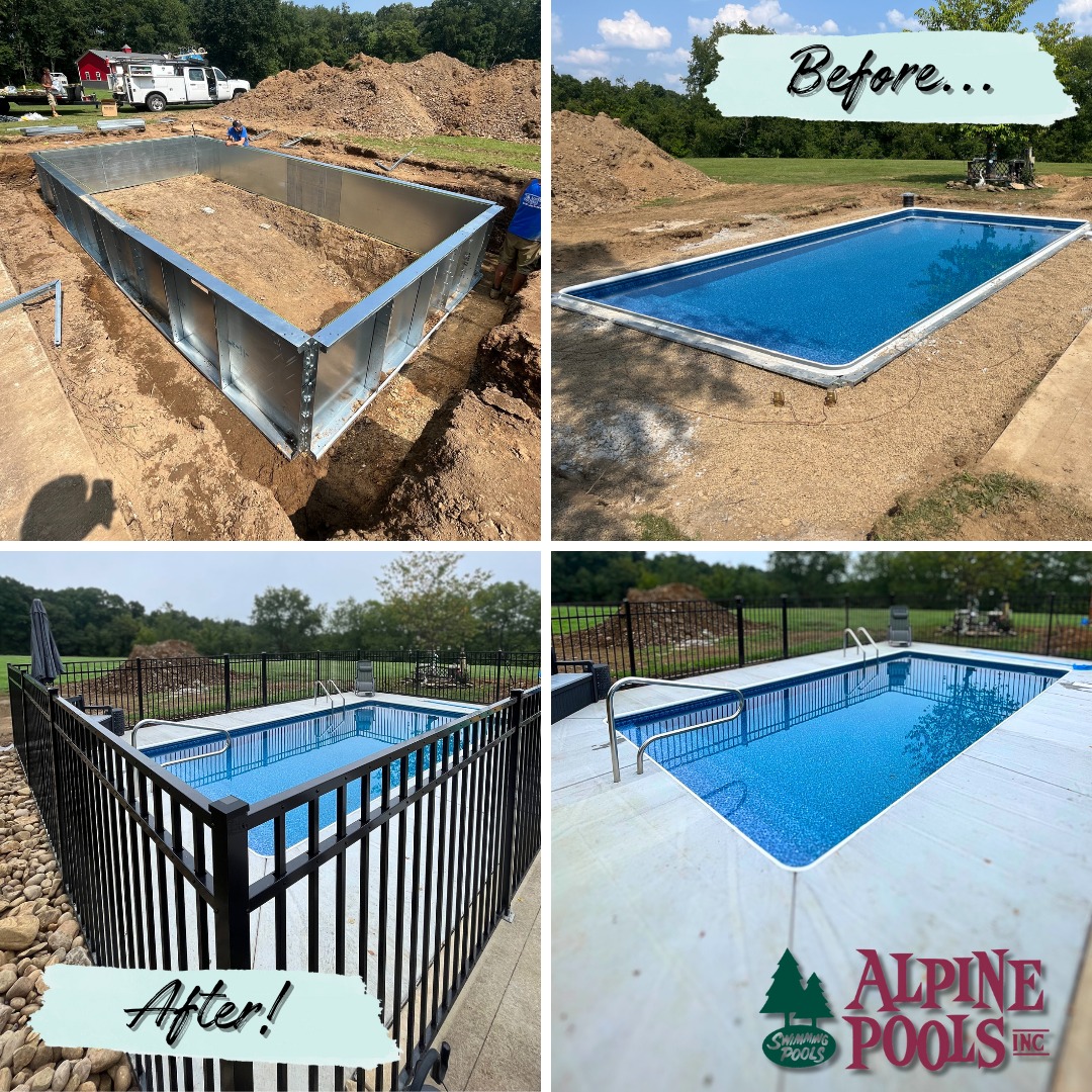 Alpine Pools - Check out the before and after of this...