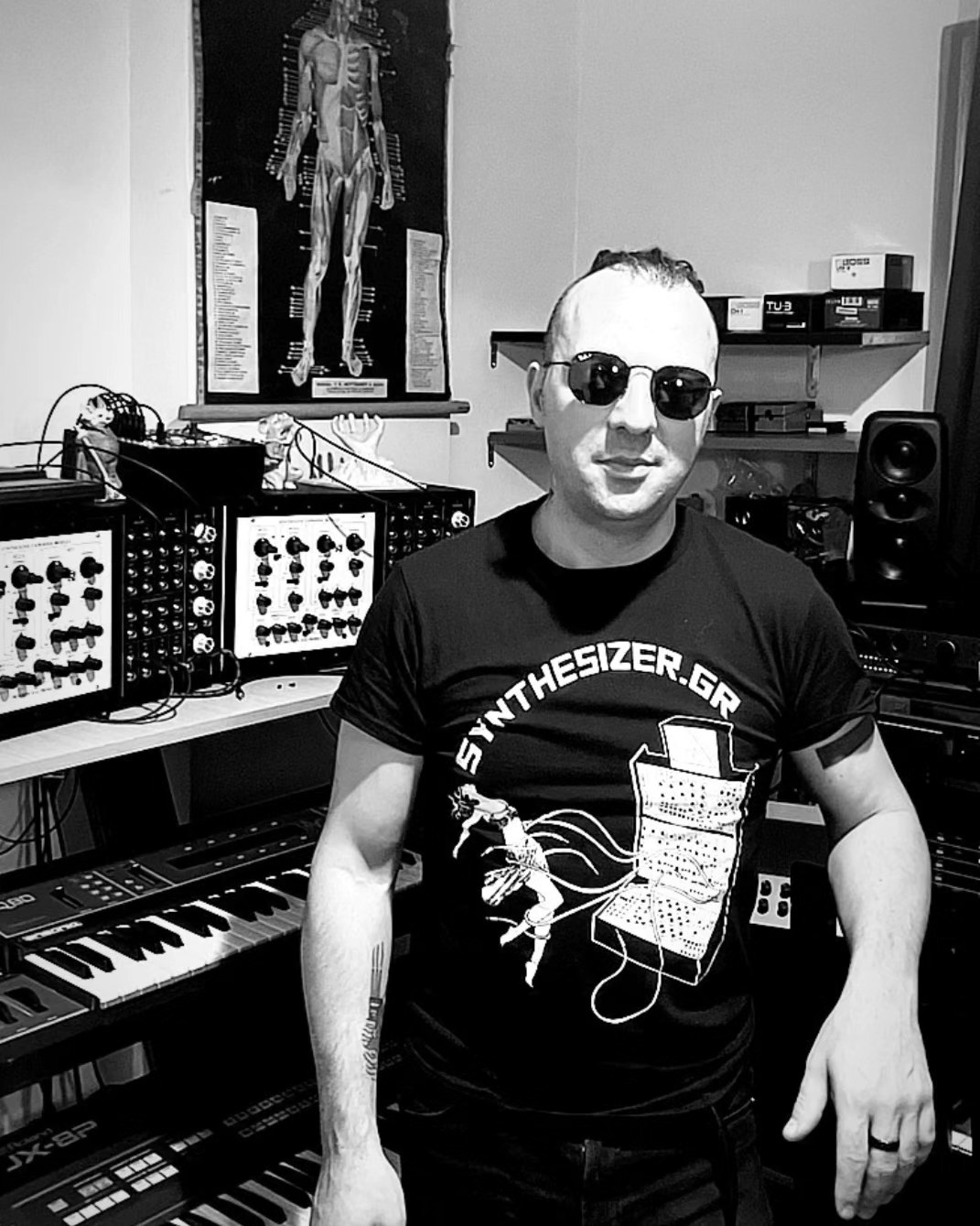 In his happy place. Trough the lens of Andrew Clinco/Drab Majesty